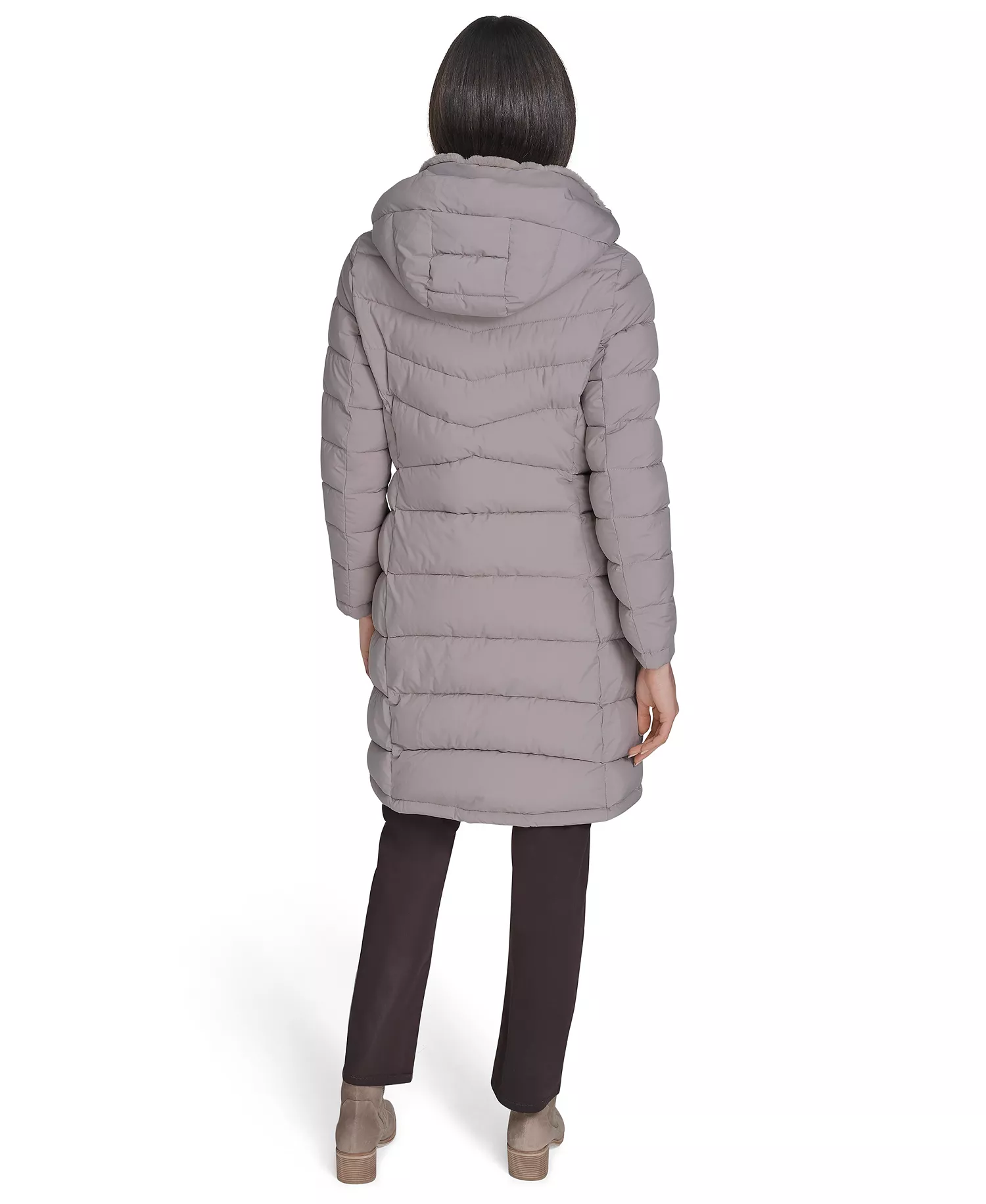 Women's Hooded Puffer Coat - Atmosphere - L