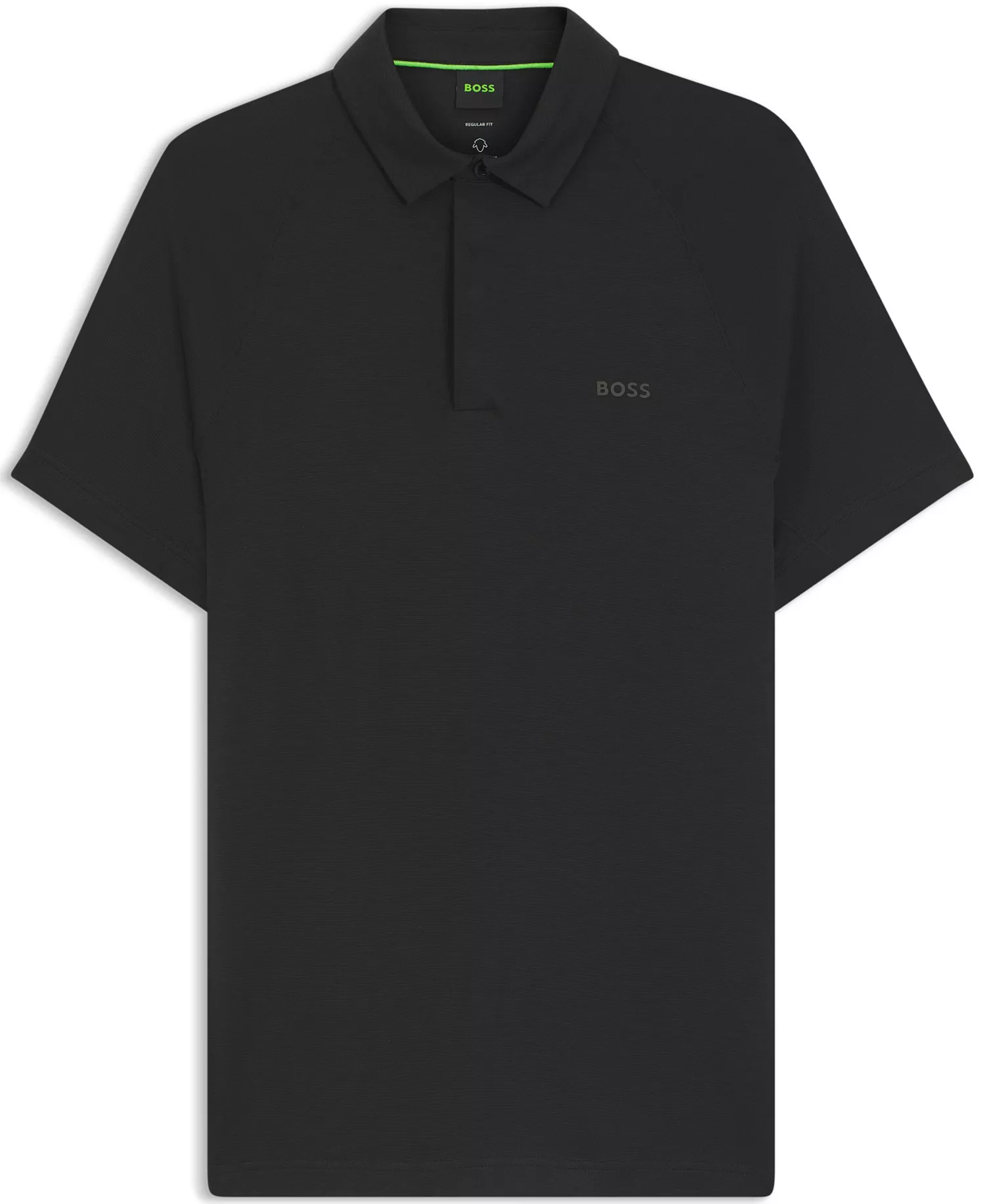 Men's Thermoregulating Active Slim-Fit Polo Shirt - Black - L