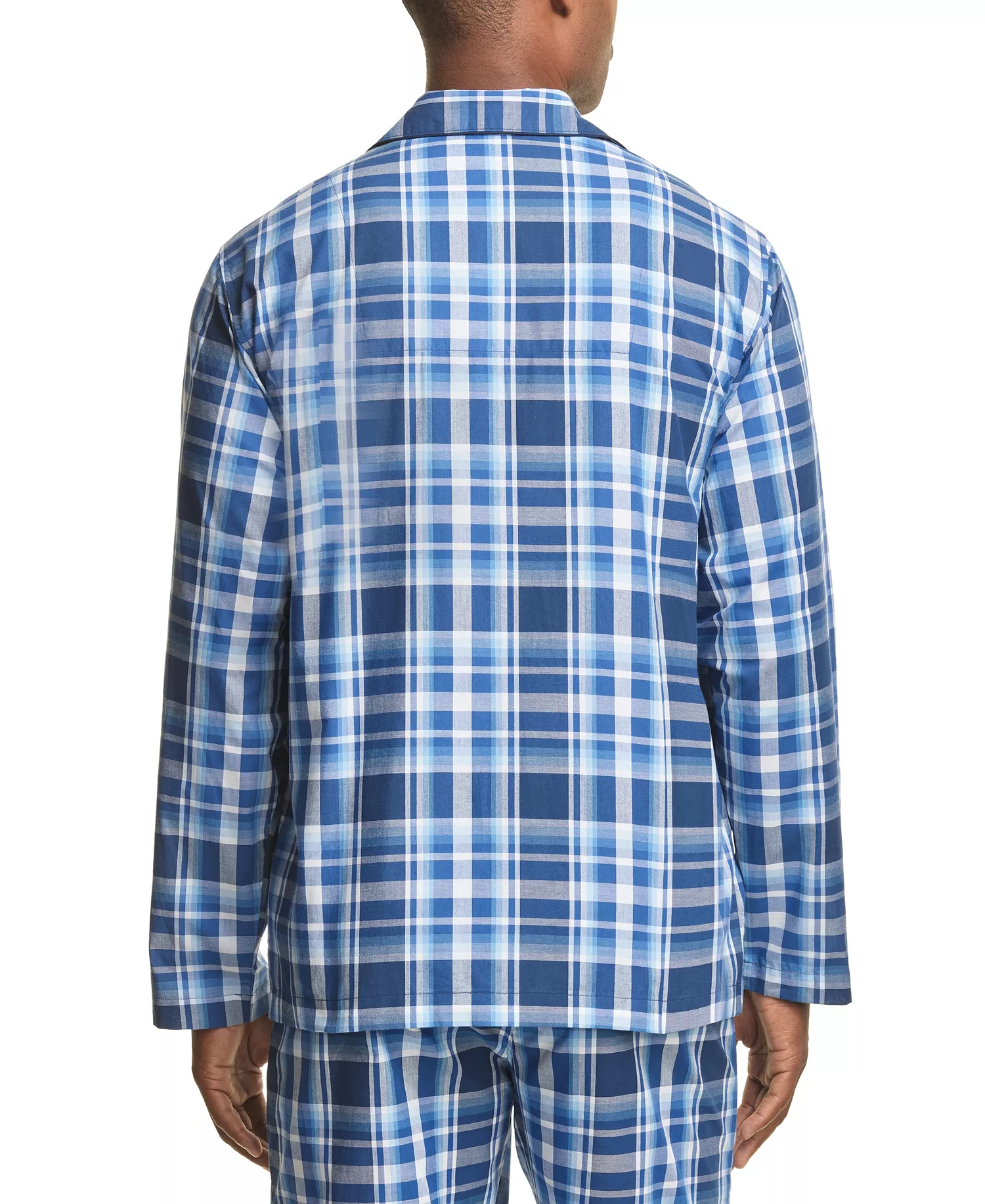 Men's Plaid Woven Pajama Top - Monroe Plaid - L