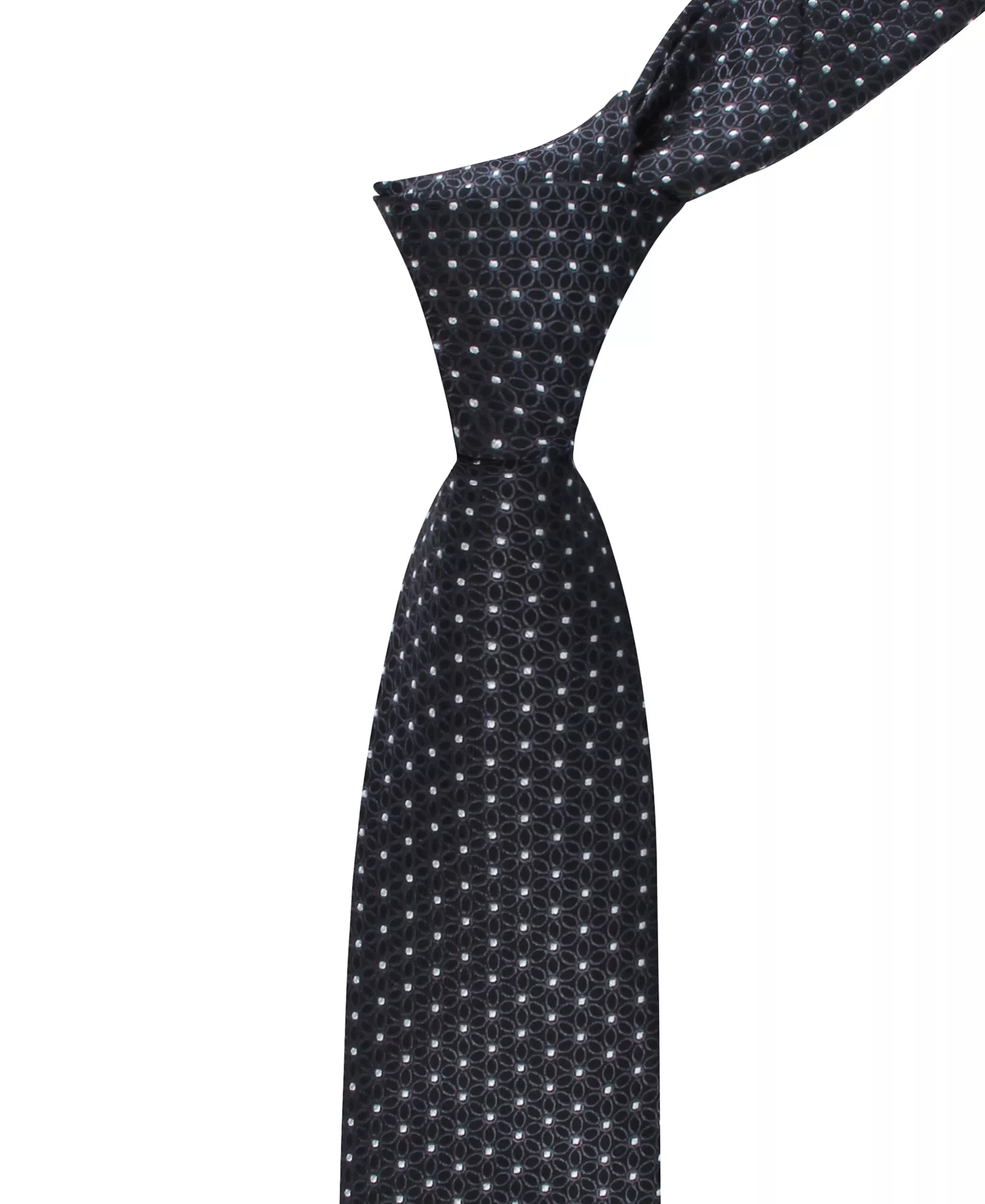Men's Ashton Floral Tie - Black - ONE SIZE