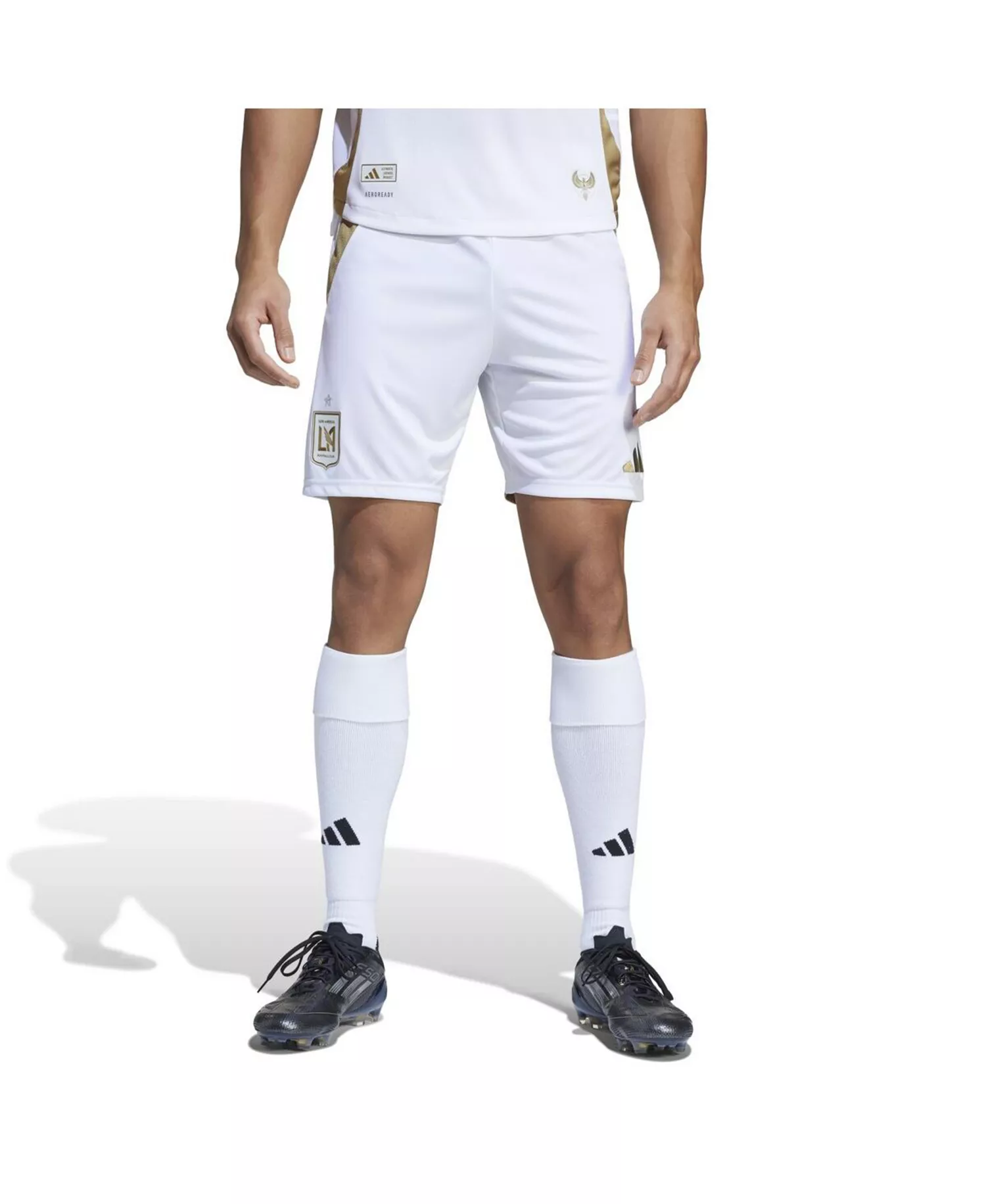Men's White LAFC Away 2025 Secondary Authentic Shorts - White - XL