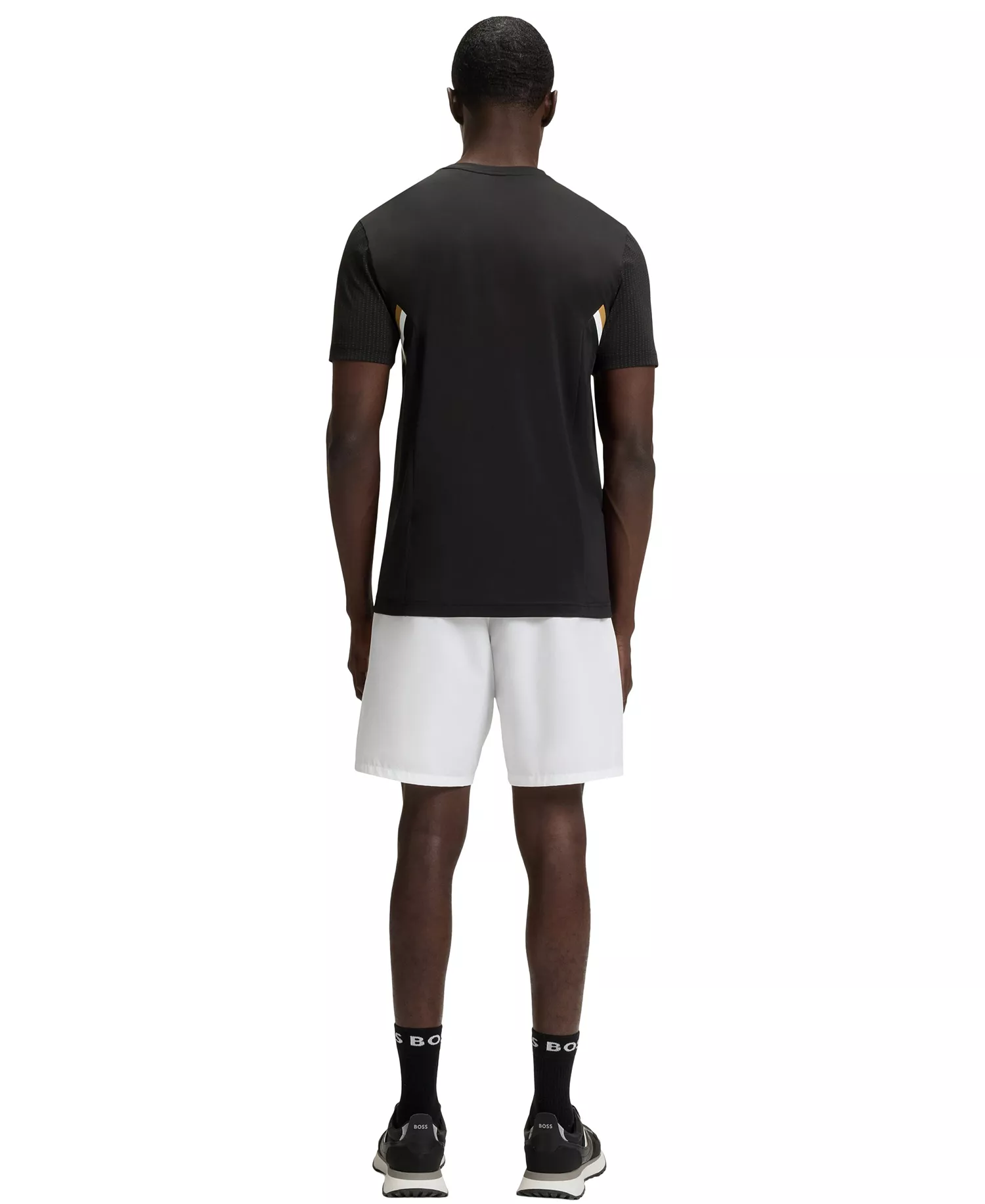 Men's Active Moisture Management Slim-Fit T-Shirt - Black - L