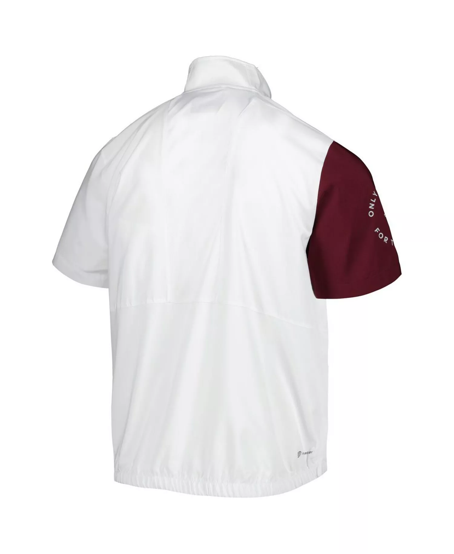 Men's White Texas A&M Aggies M STM AEROREADY Quarter-Zip Jacket - White - L