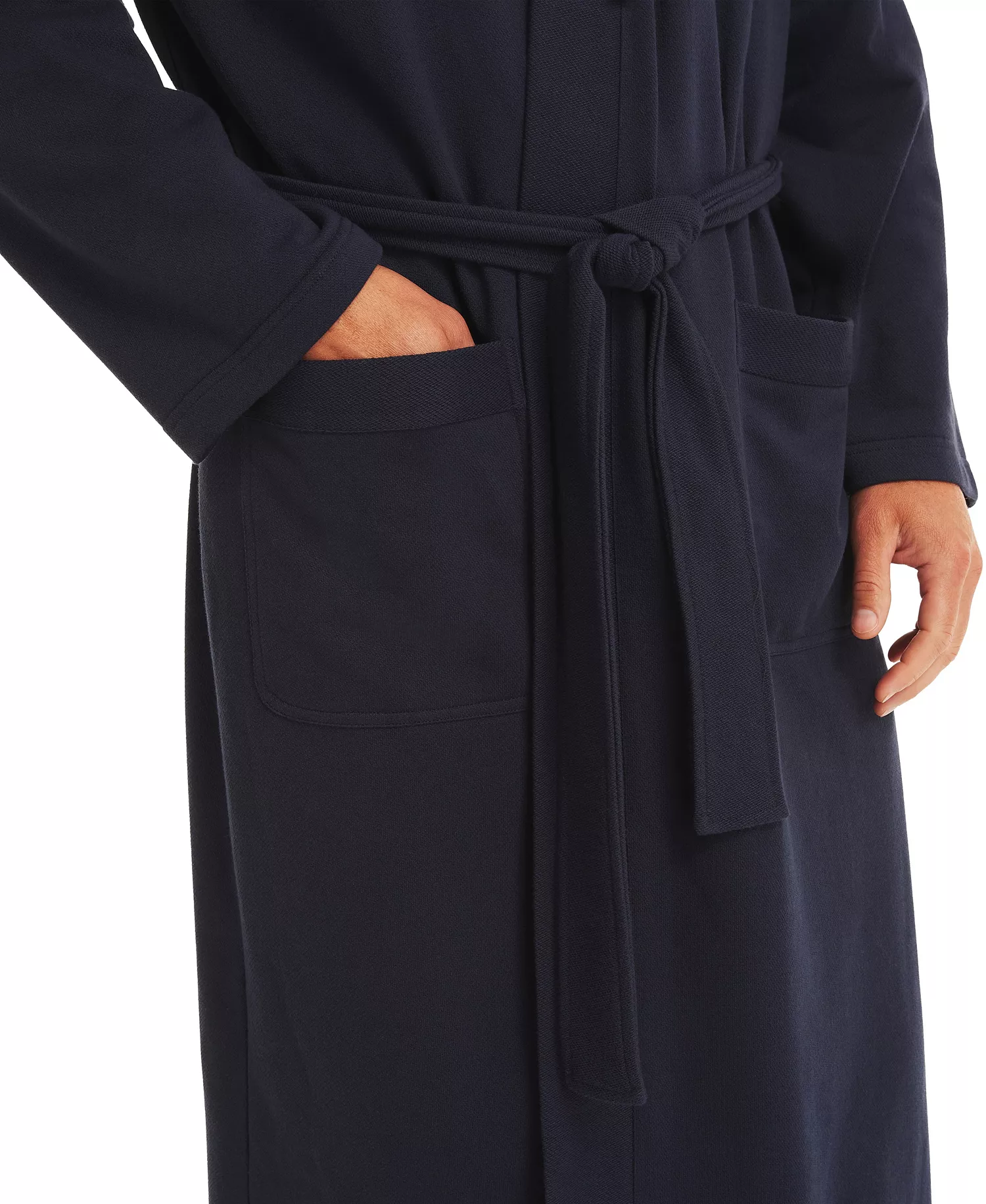Men's Kimono Robe - Navy - ONE SIZE