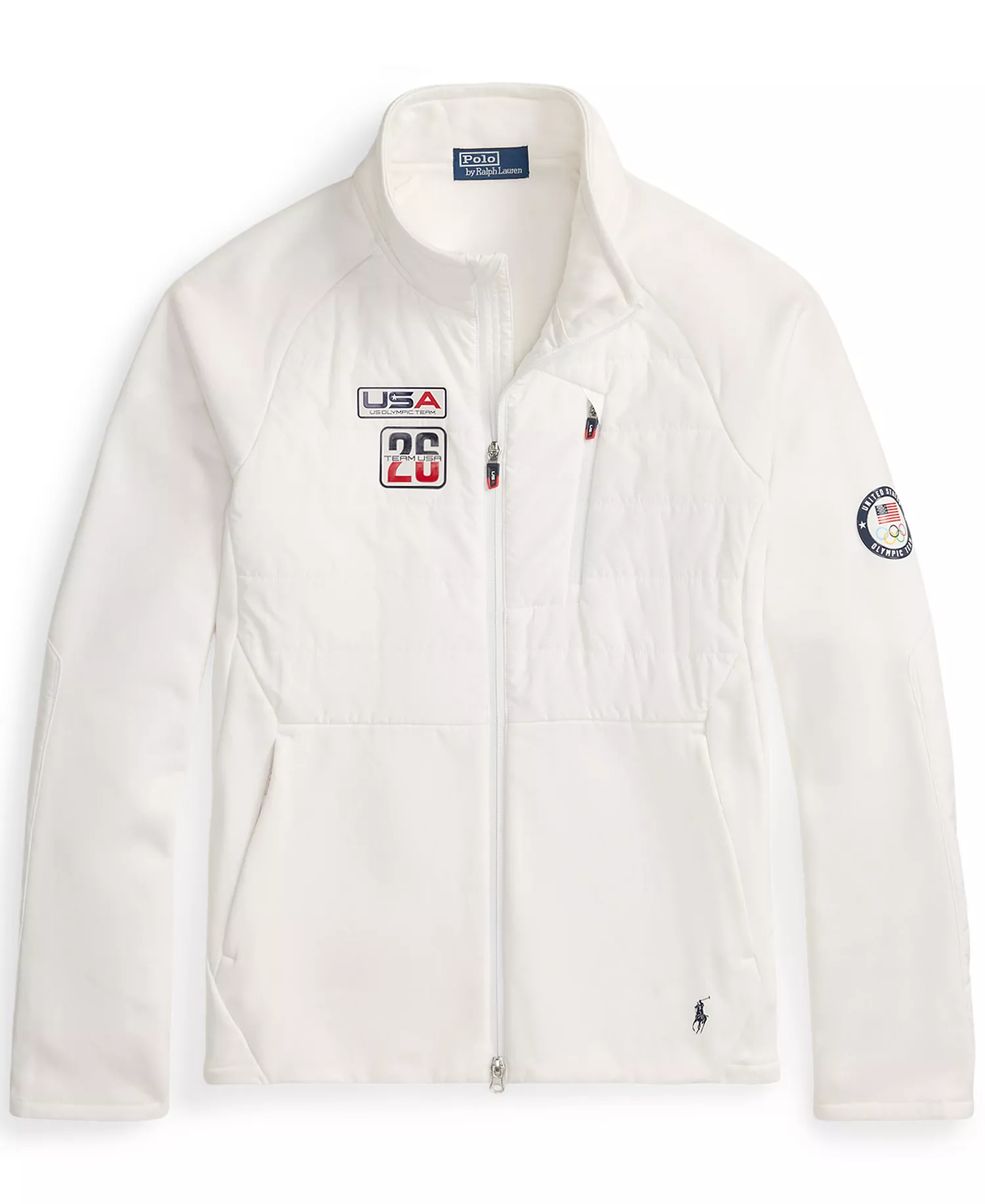 Men's Team USA Hybrid Jacket - Ceramic White - L