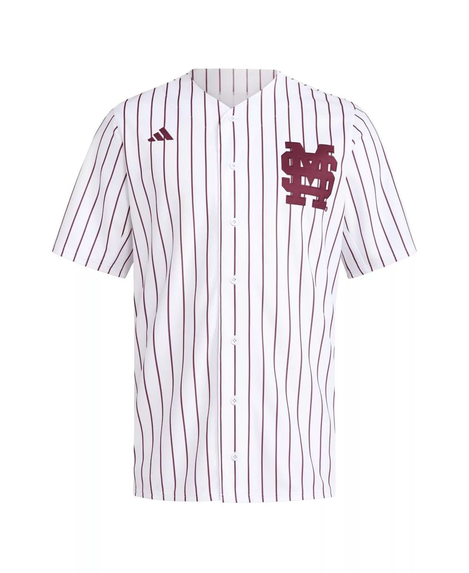 Men's White Mississippi State Bulldogs Replica Baseball Jersey - White - 2XL