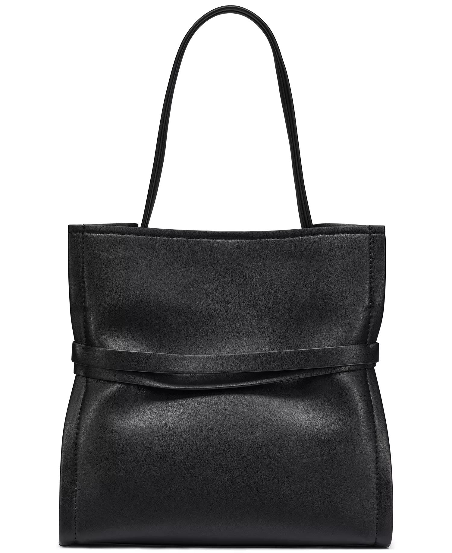 Bridie Medium Bucket Bag - Black/Silver - No Size