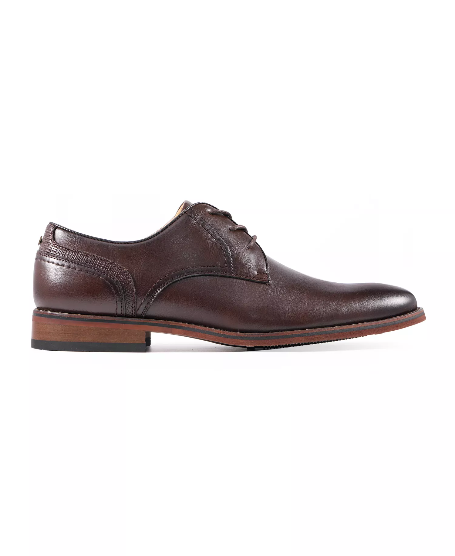 Men's Boswell Derby Dress Shoes - Dark Brown - 10