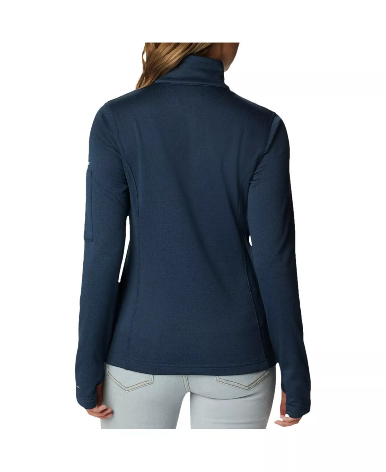 Women's Navy Dallas Cowboys Park View Omni-Wick Half-Zip Top - Navy - 2XL