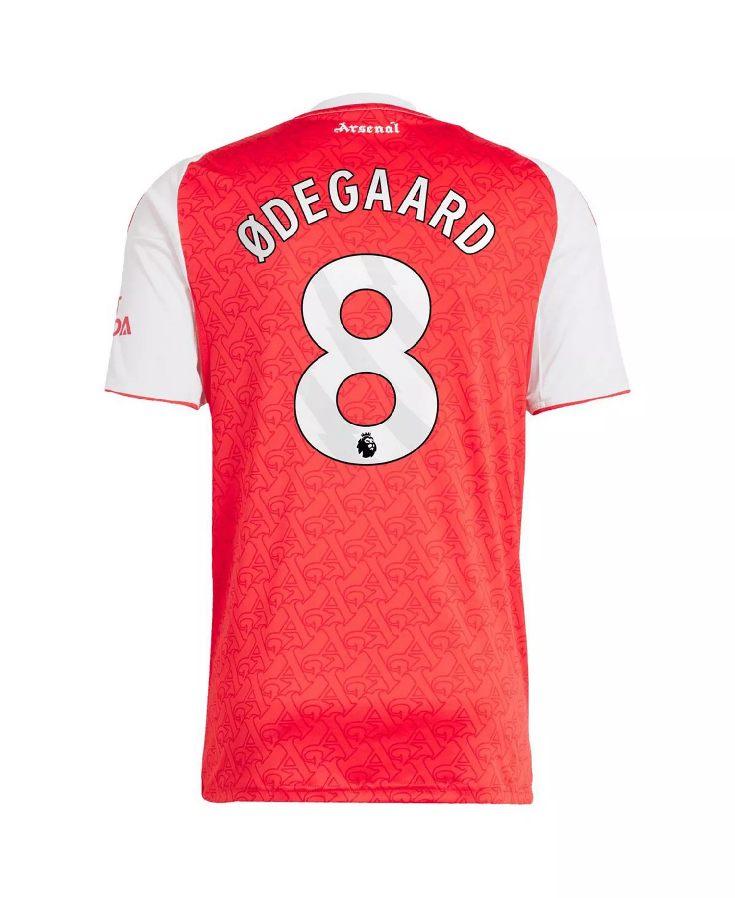 Men's Martin Odegaard Red Arsenal 2025/26 Home Replica Player Jersey - Red - 2XL
