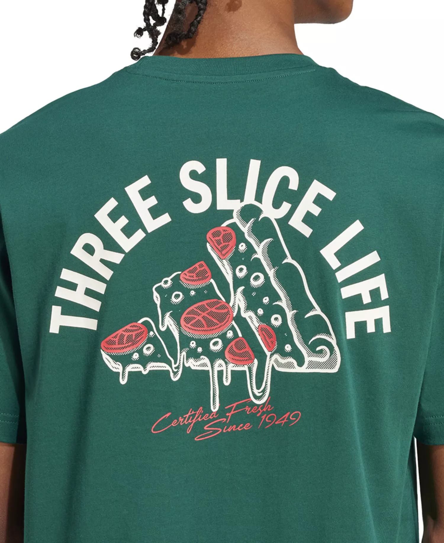 Men's Lounge Pizza Graphic T-Shirt - Cgreen - 2XL