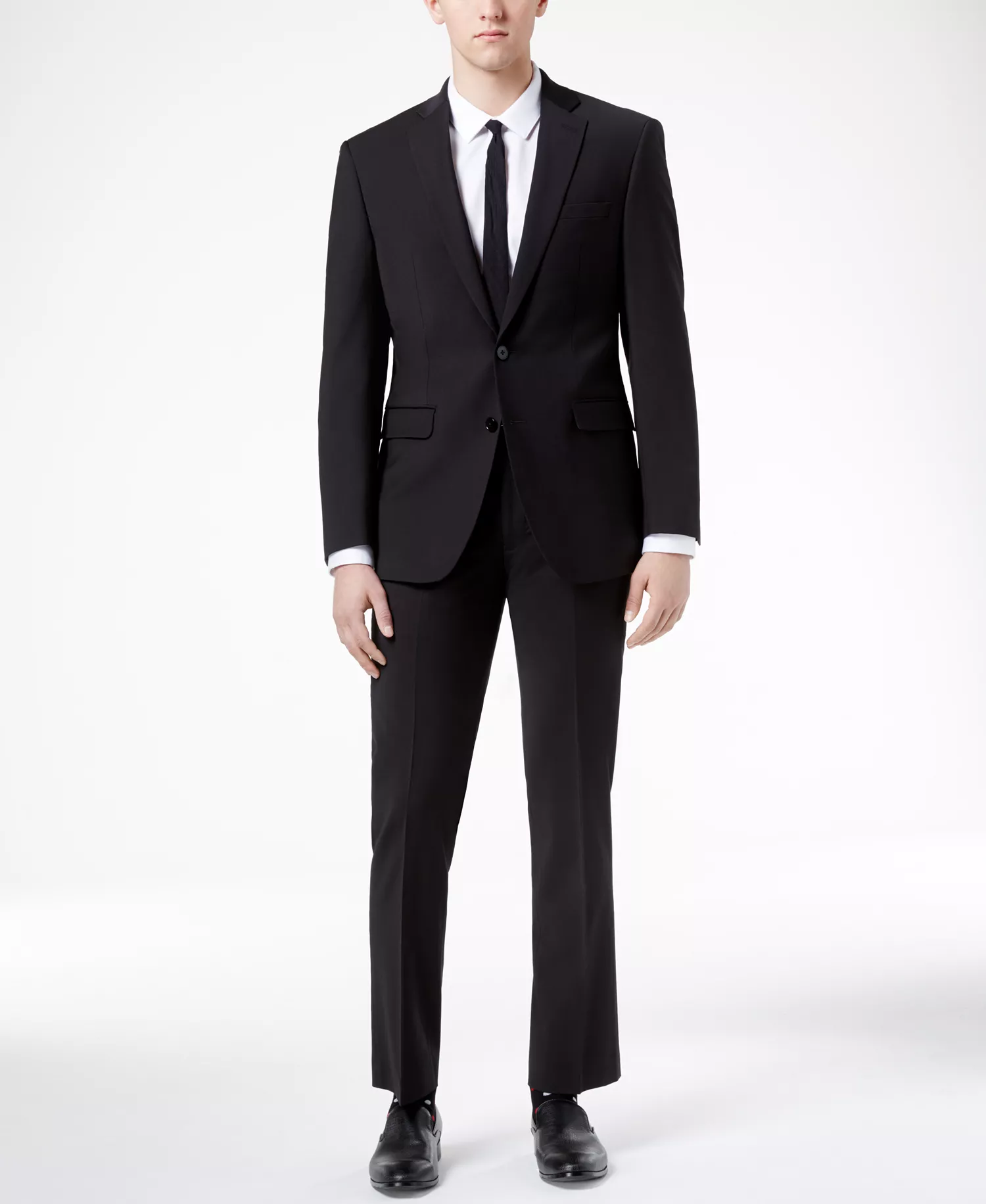 Men's Slim-Fit Wool Infinite Stretch Suit Separates- CLOSEOUT!