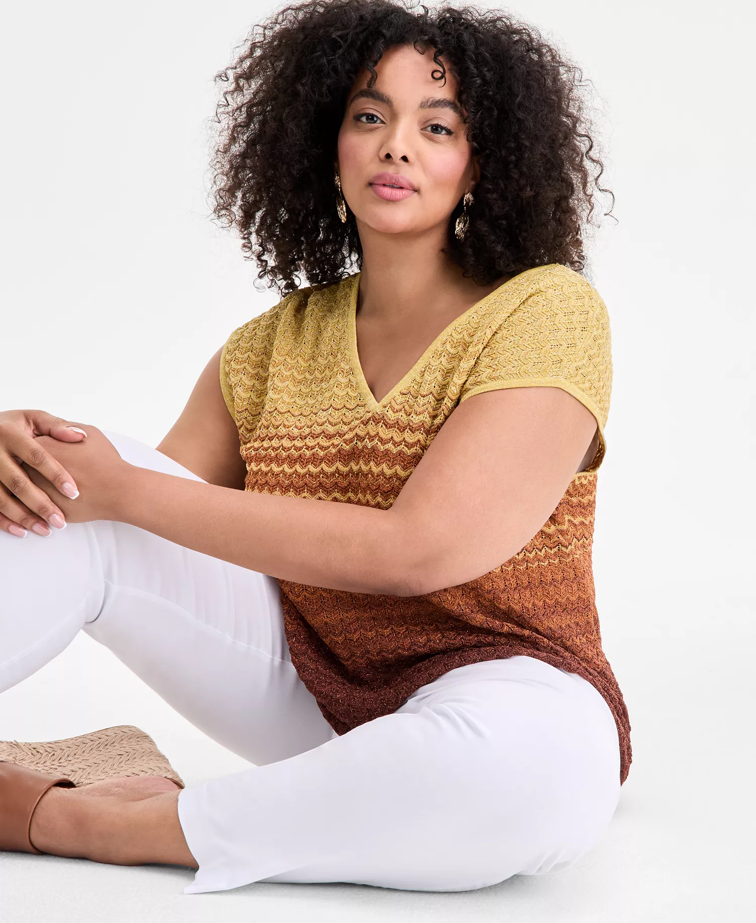 Plus Size Bengaline Skinny Pants, Created for Macy's - Bright White - 14W - Plus