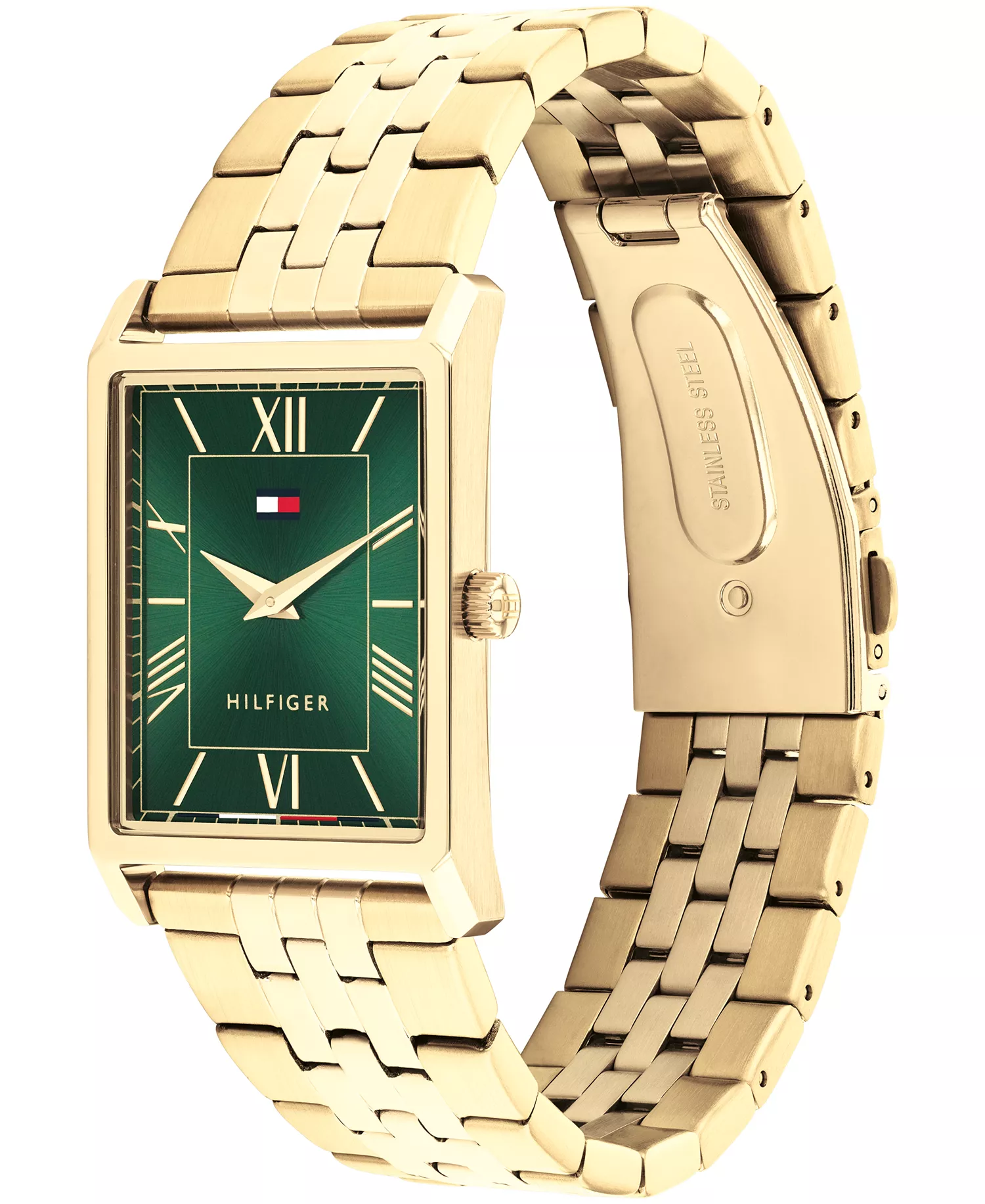 Men's Quartz Gold Tone Stainless Steel Bracelet Watch, 25.5 mm - Gold - ONE SIZE