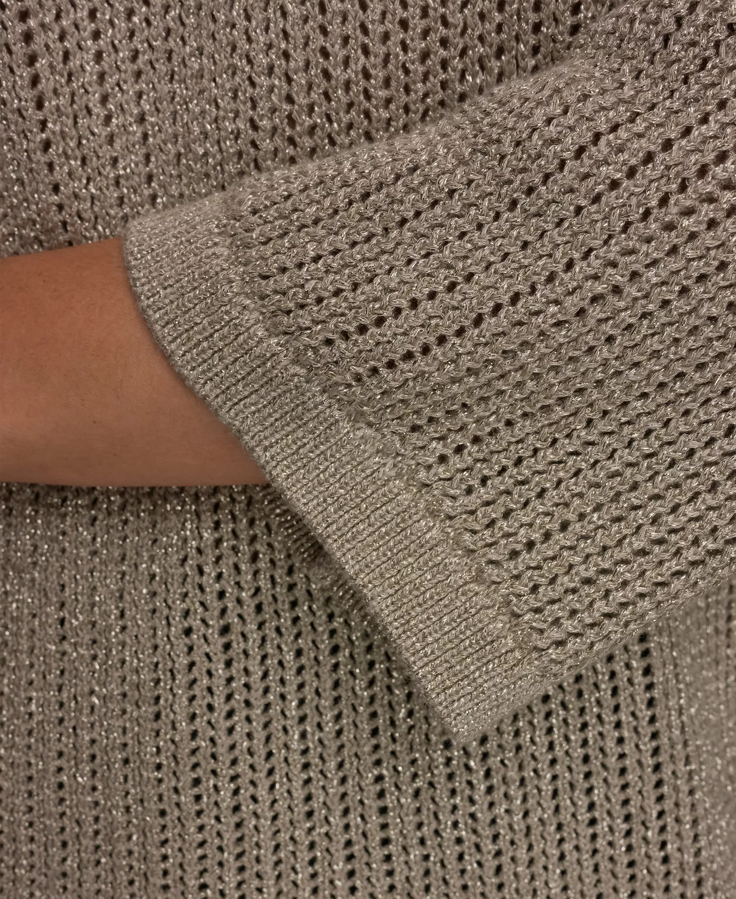 Petite Crew Neck Sweater - Tuscan Gray - P/L