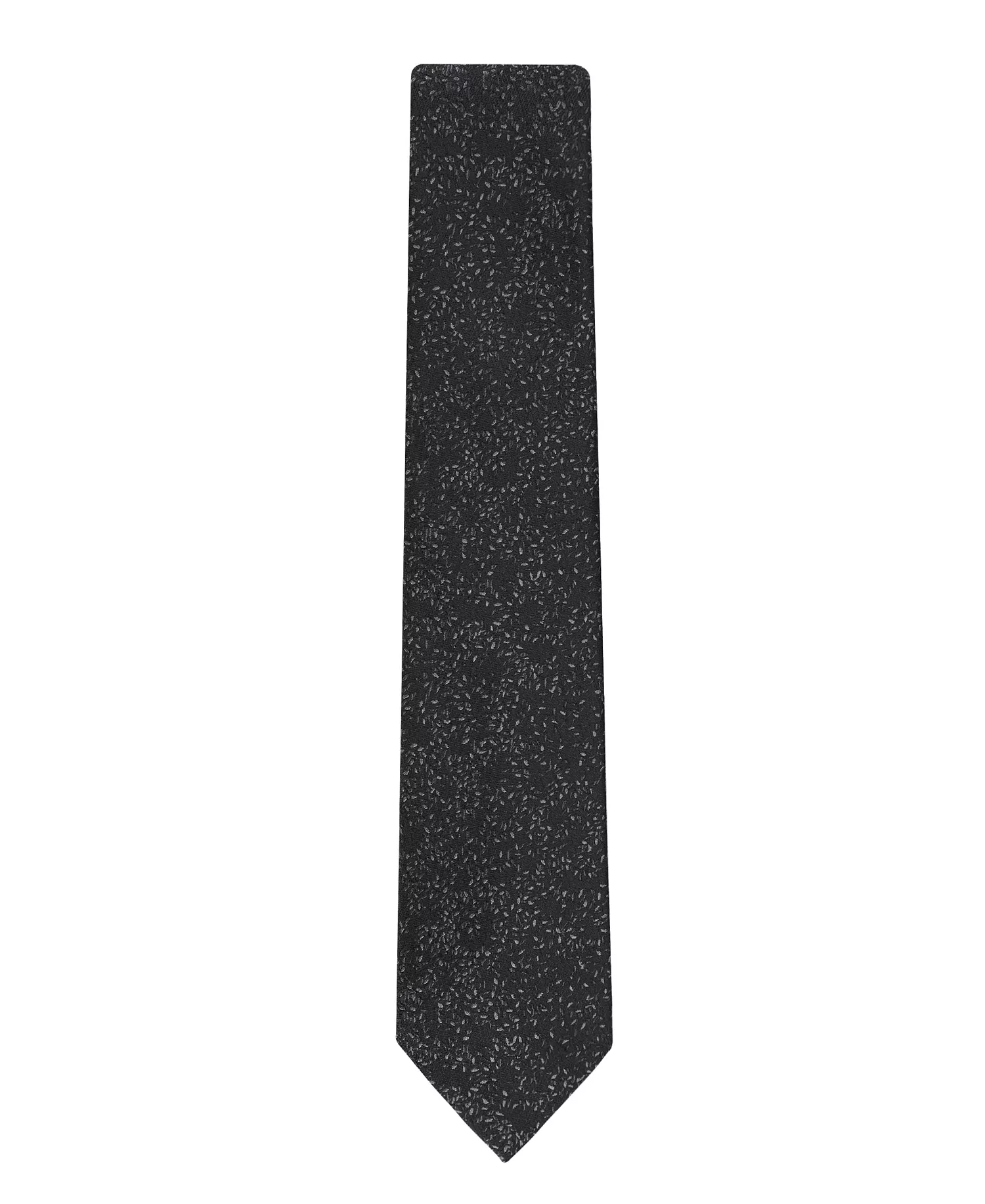 Men's Jean Floral Pattern Tie - Black - ONE SIZE