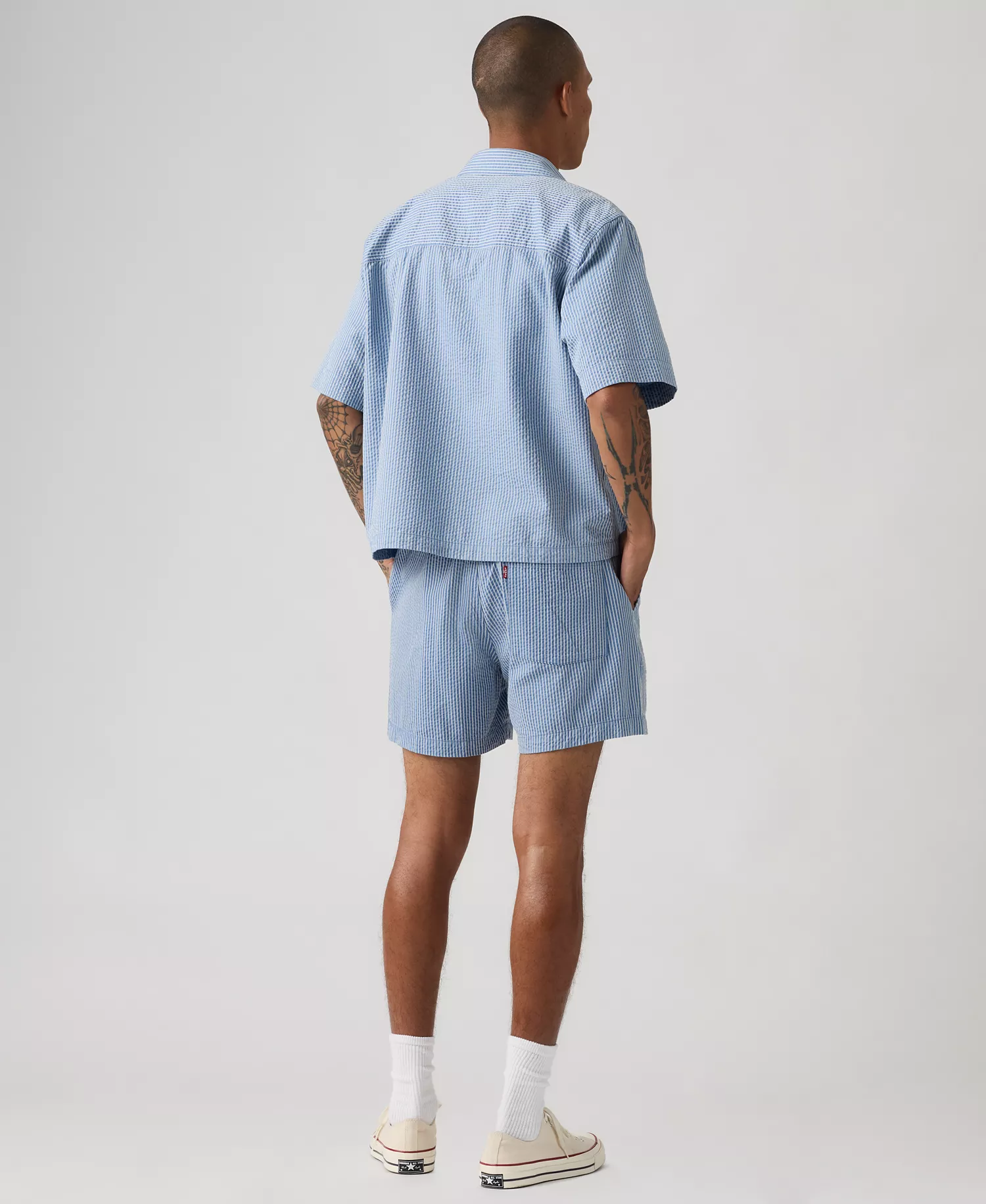 Men's XX Chino Easy Cotton Linen 6" Drawstring Shorts - Quiet Harbor - 2XL