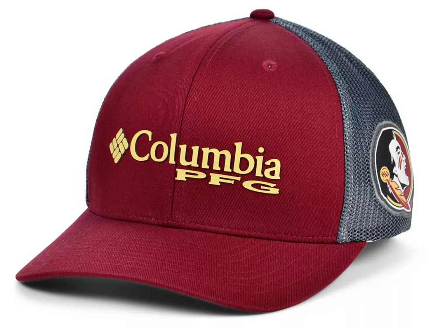 Florida State Seminoles PFG Trucker Cap - Maroon/Charcoal - Adjustable