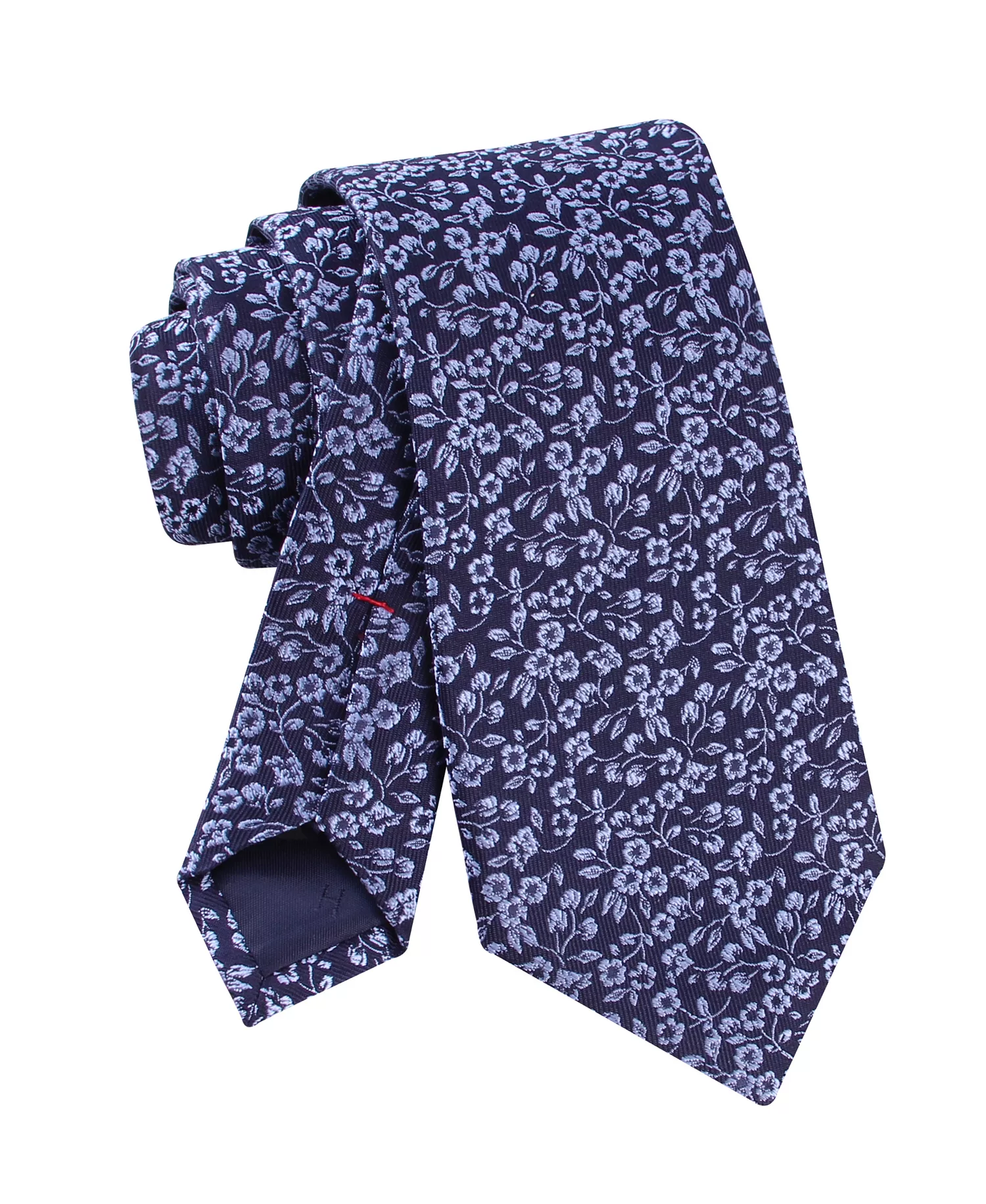 Men's Luca Floral Tie - Navy - ONE SIZE