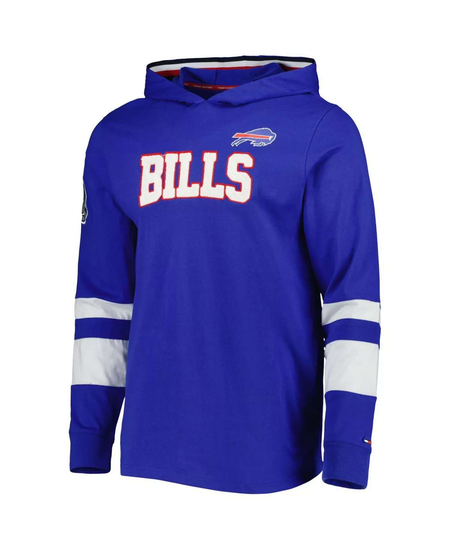 Men's Royal, White Buffalo Bills Alex Long Sleeve Hoodie T-shirt - Royal, White - 2XL