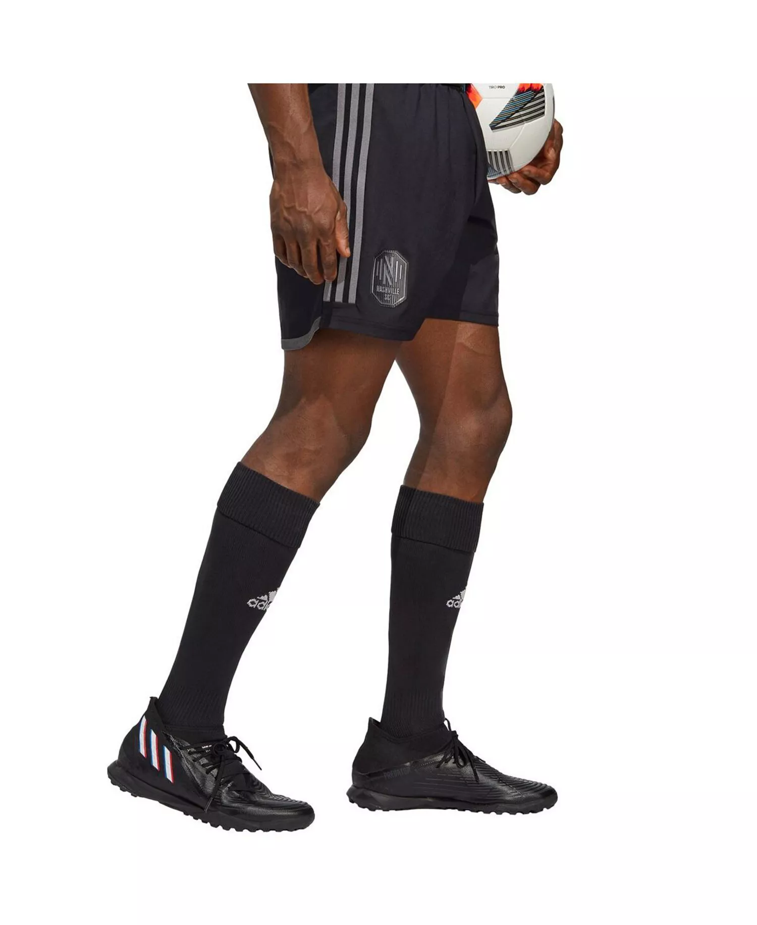 Men's Black Nashville SC 2023 Away AEROREADY Authentic Shorts - Black - 2XL