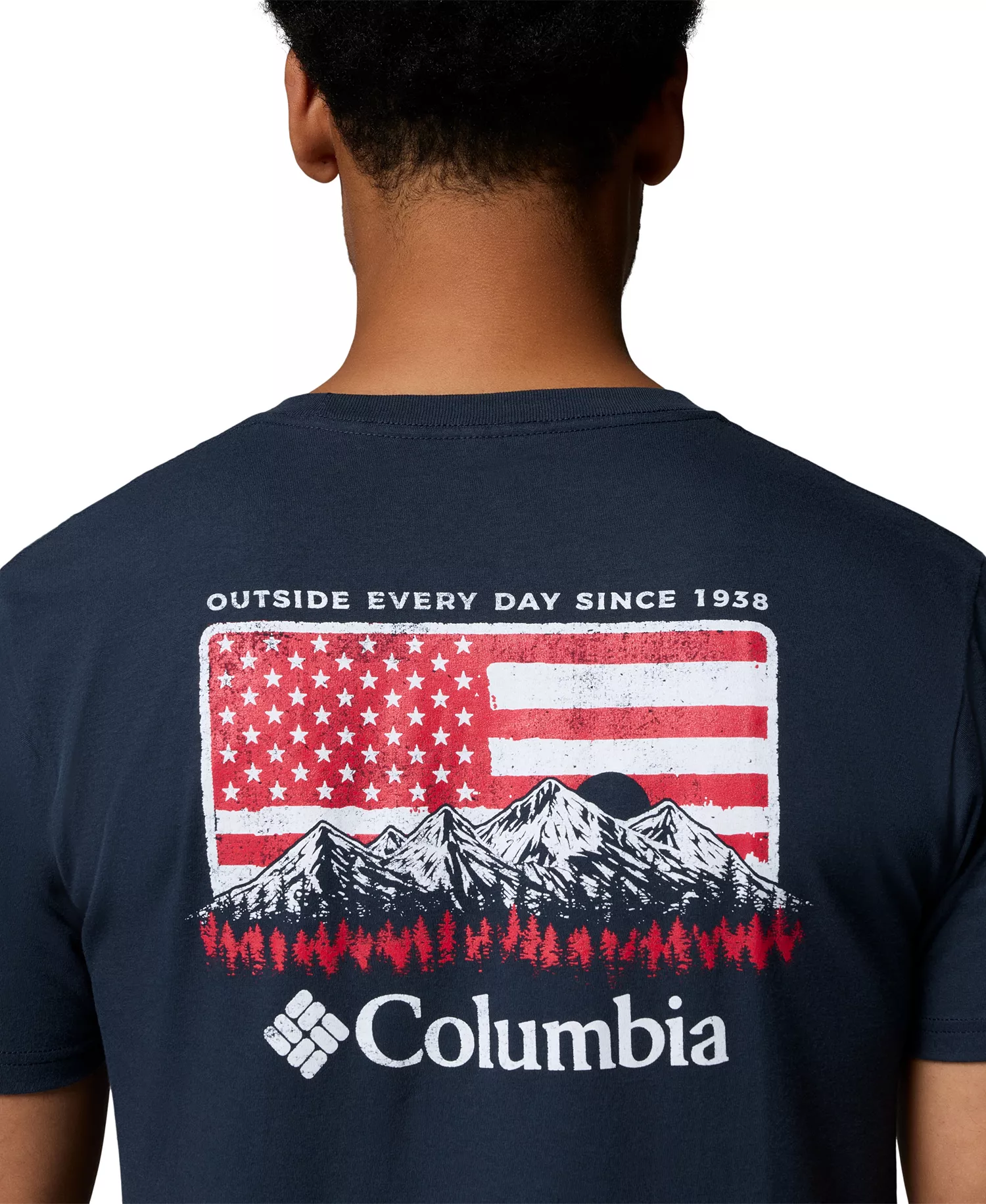 Men's Jamie Graphic T-Shirt - Columbia Navy - L