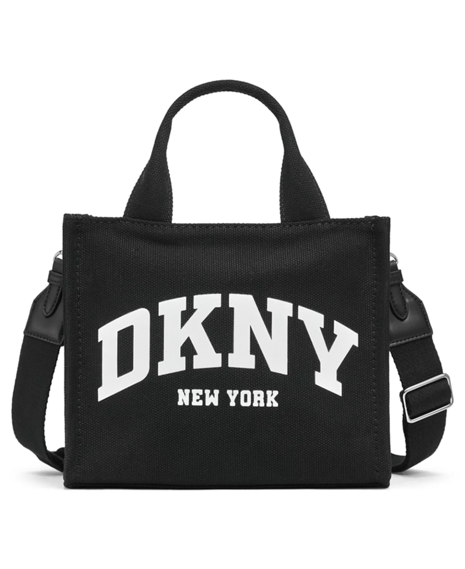 Hadlee Canvas Small Tote Bag - Black/silver - NO SIZE