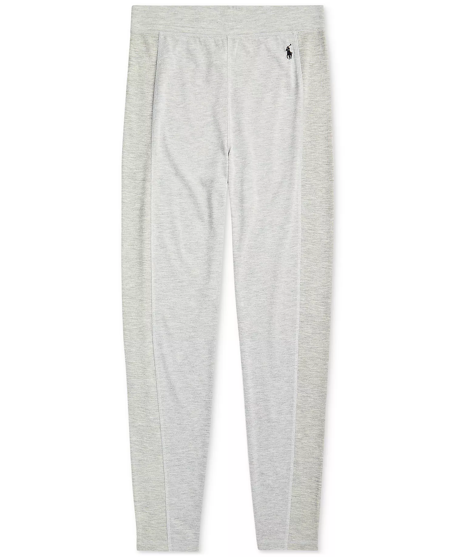 Men's Long John Pants - Andover Heather & Polo Black Pp - L