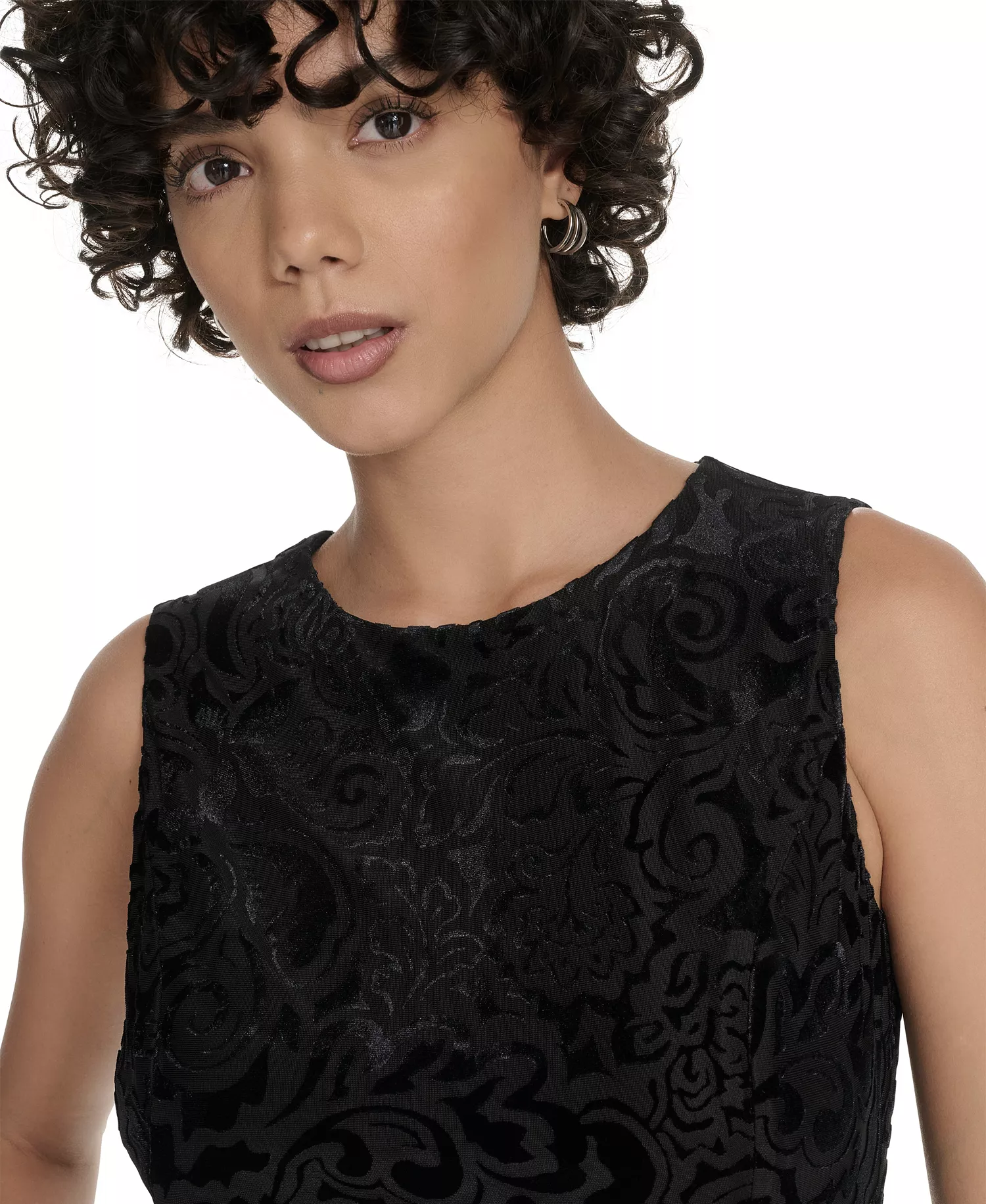 Women's Burnout Sleeveless Jumpsuit - Black - 10