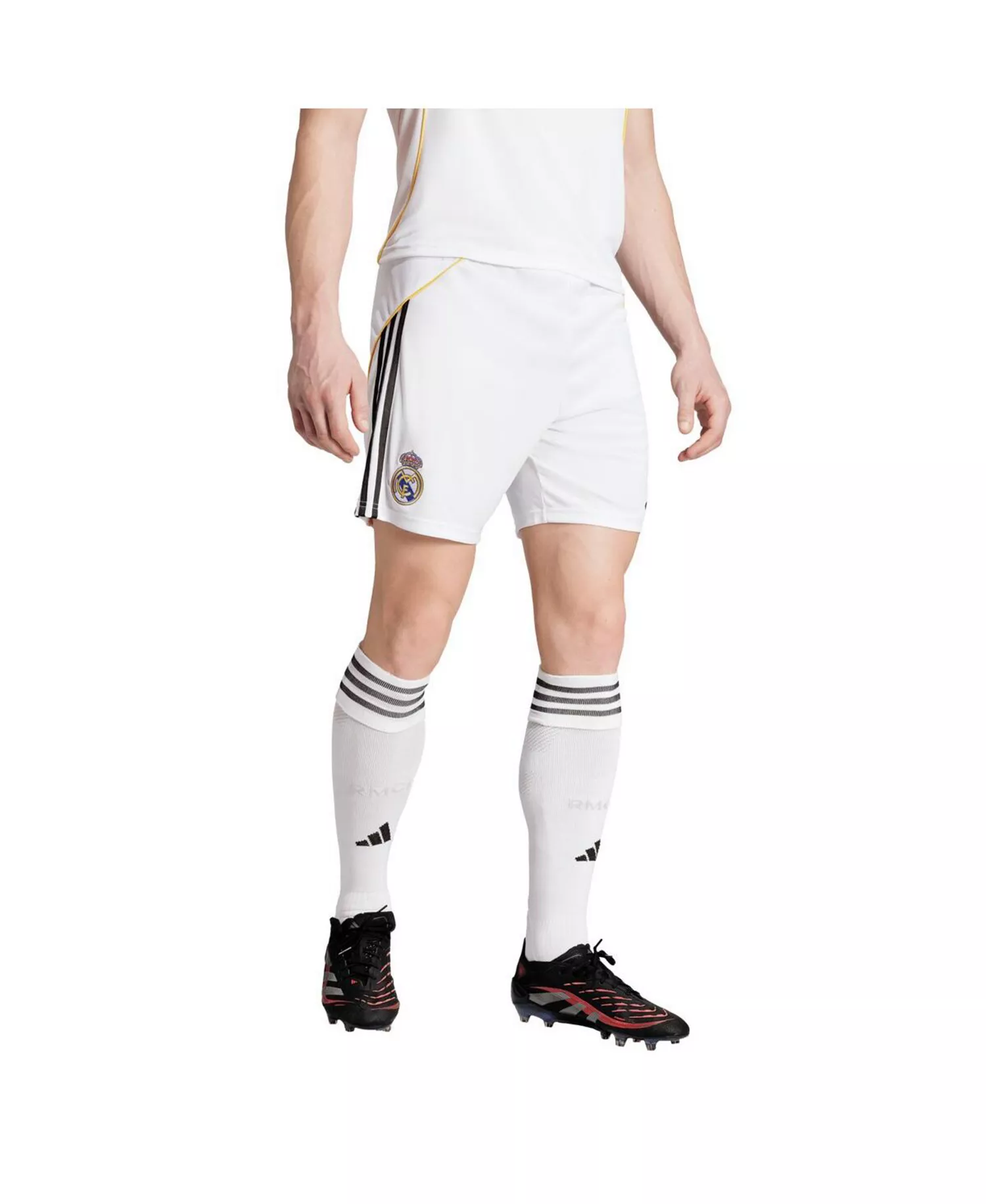 Men's White Real Madrid 2025/26 Home AEROREADY Replica Shorts - White - 2XL