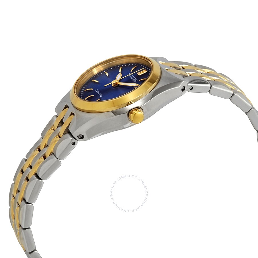 Citizen Corso Eco-Drive Blue Dial Two-tone Ladies Watch