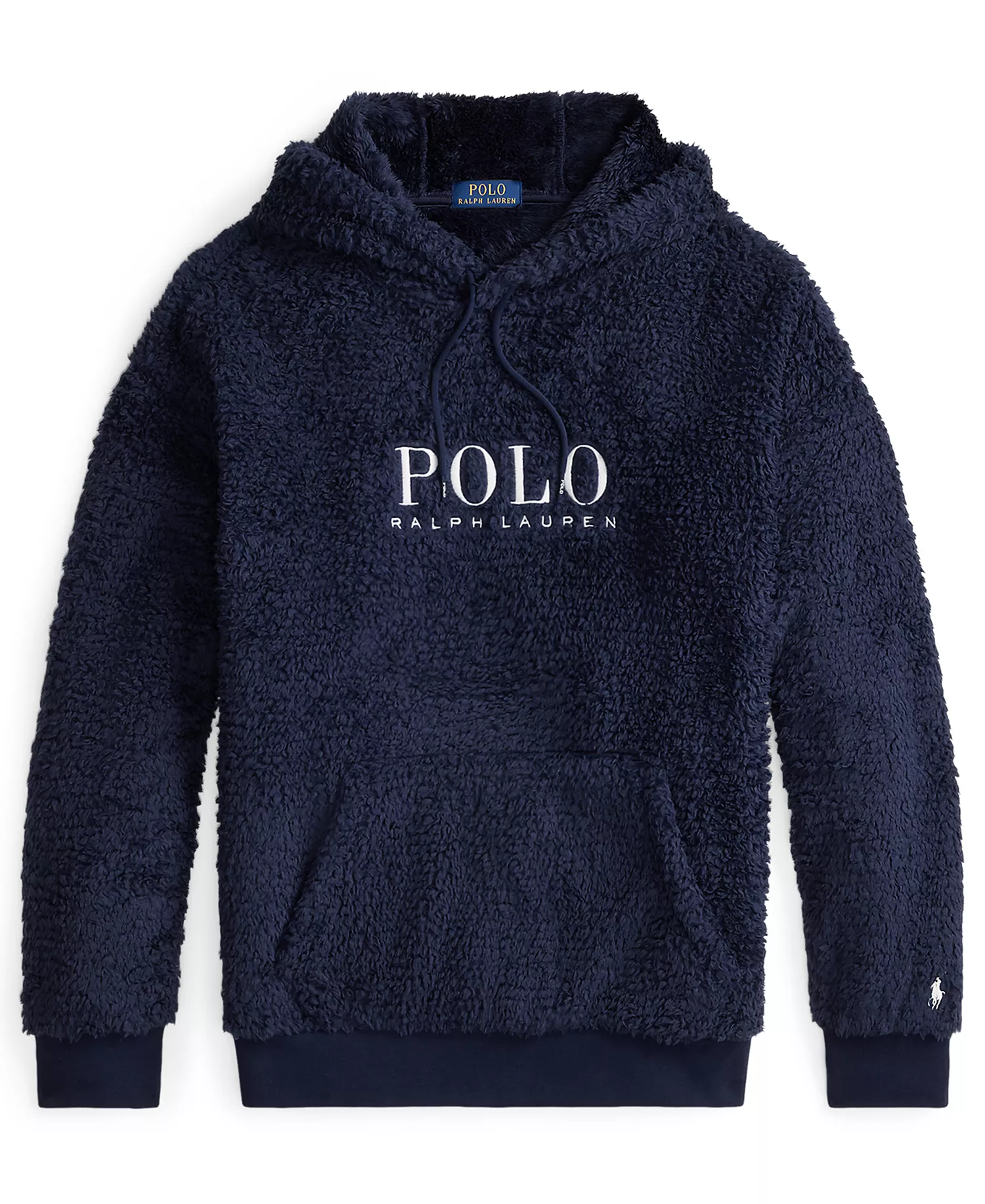 Men's Logo Double-Knit Hoodie - Cruise Navy - 2XL