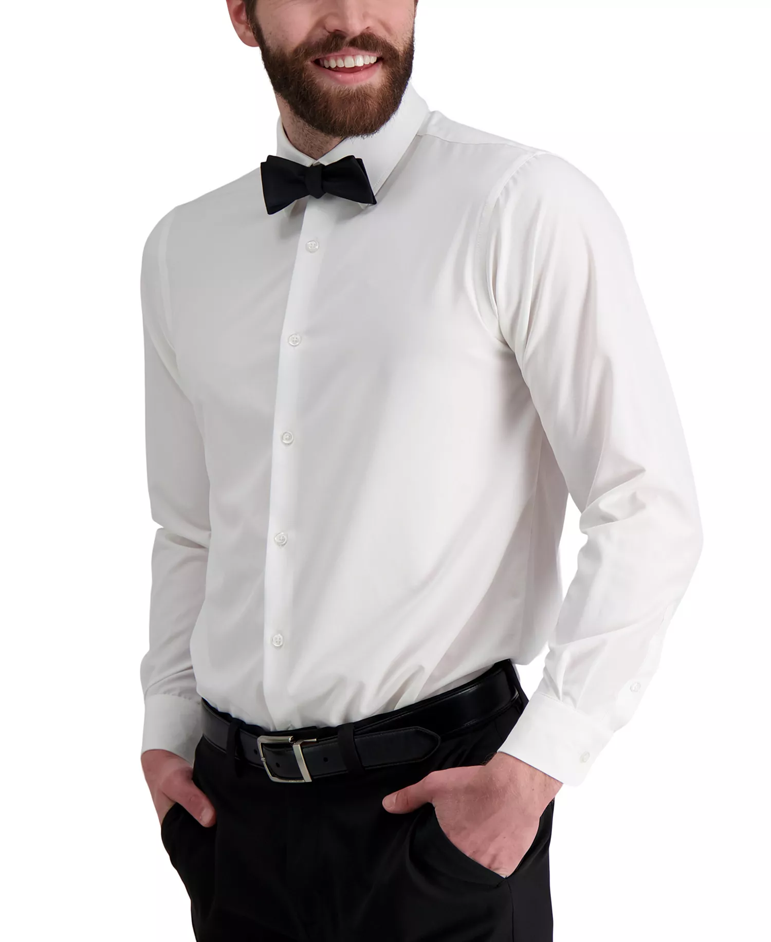 Men's Unison Solid Self-Tie Bow Tie - Black - ONE SIZE