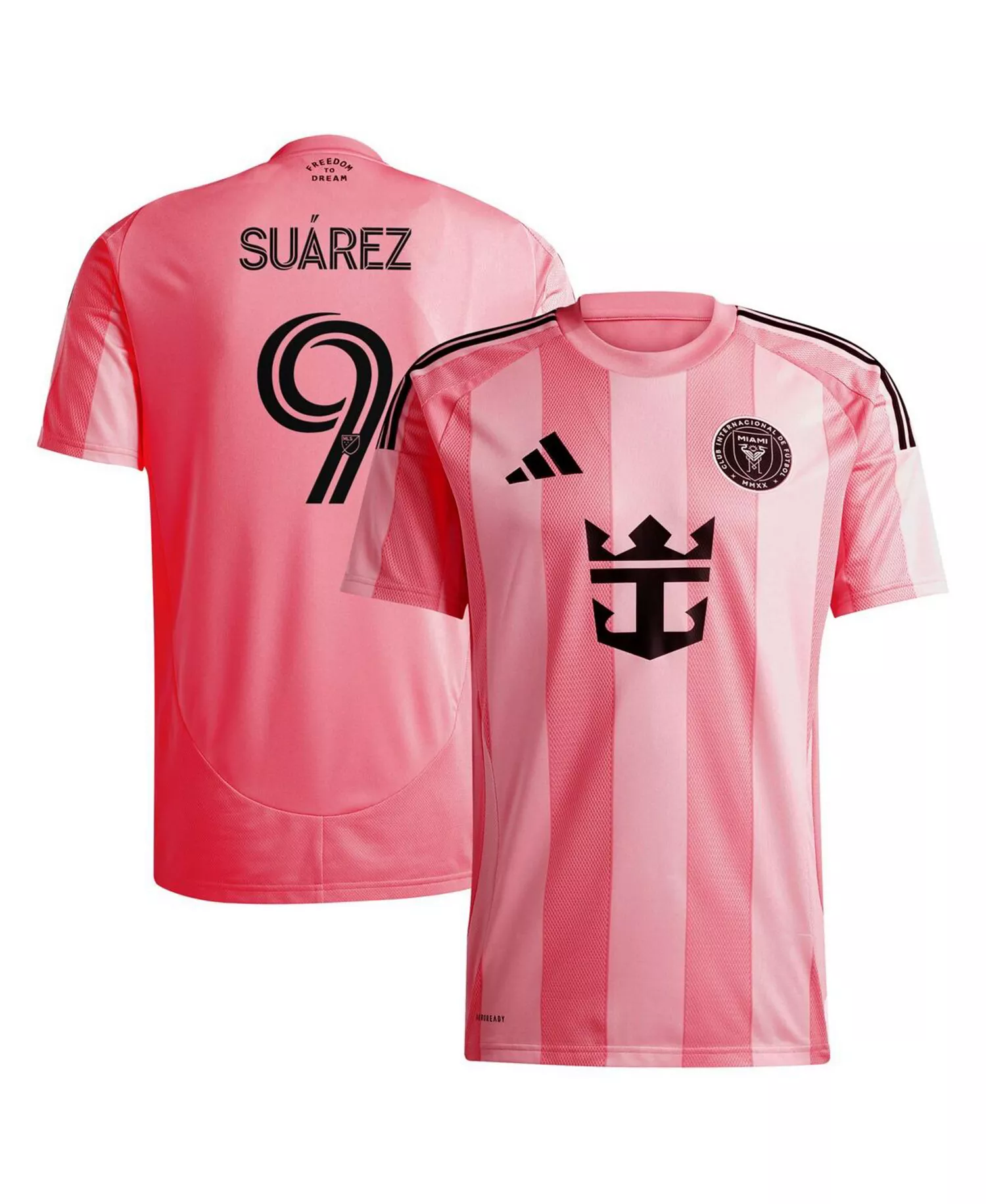 Men's Luis Suarez Light Pink Inter Miami CF 2025 Euforia Replica Player Jersey - Light Pink - 2XL