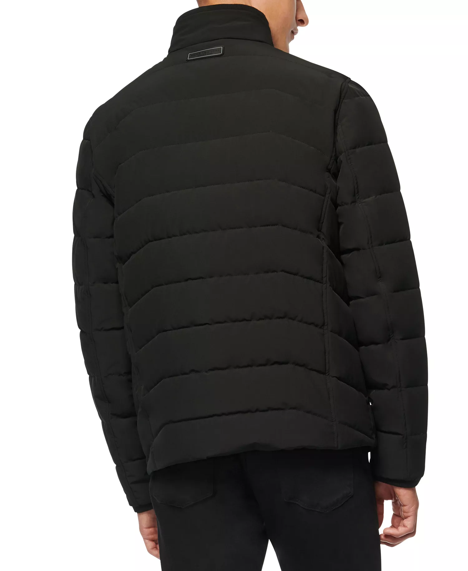 Men's Carlisle Stretch Packable Moto Jacket - Black - L