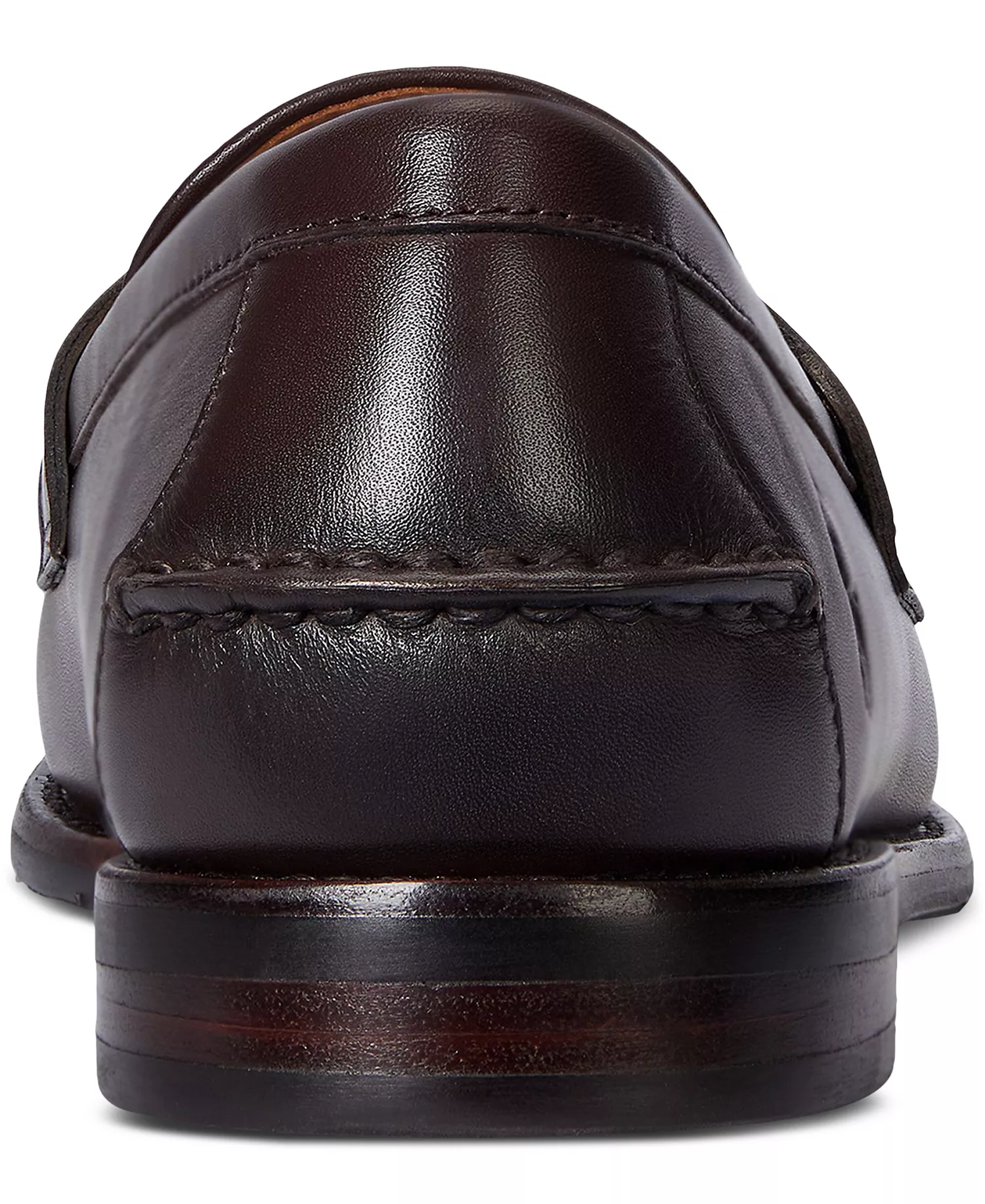 Men's Alston Leather & Plaid Wool Penny Loafers - Dark Brown/blackwatch - 10