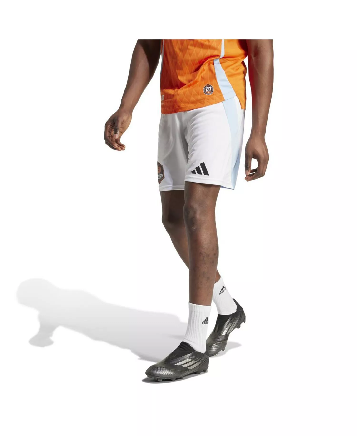 Men's White Houston Dynamo FC Home 2025 Season 20 Authentic Shorts - White - L