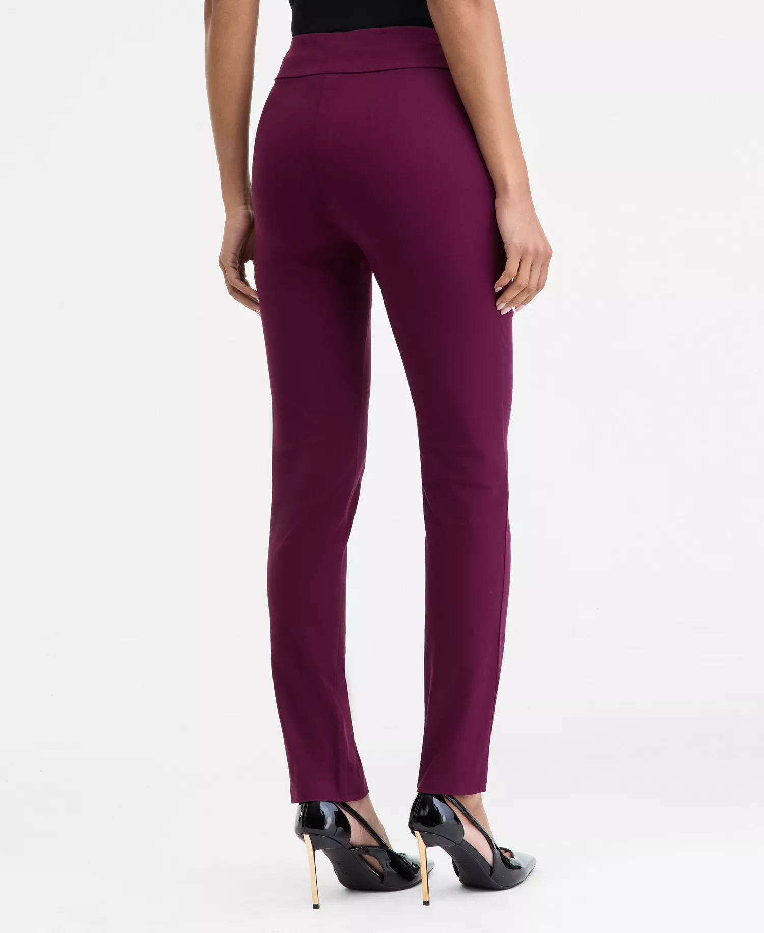 Women's Mid-Rise Skinny Pants, Created for Macy's - Berried Treasur - 0