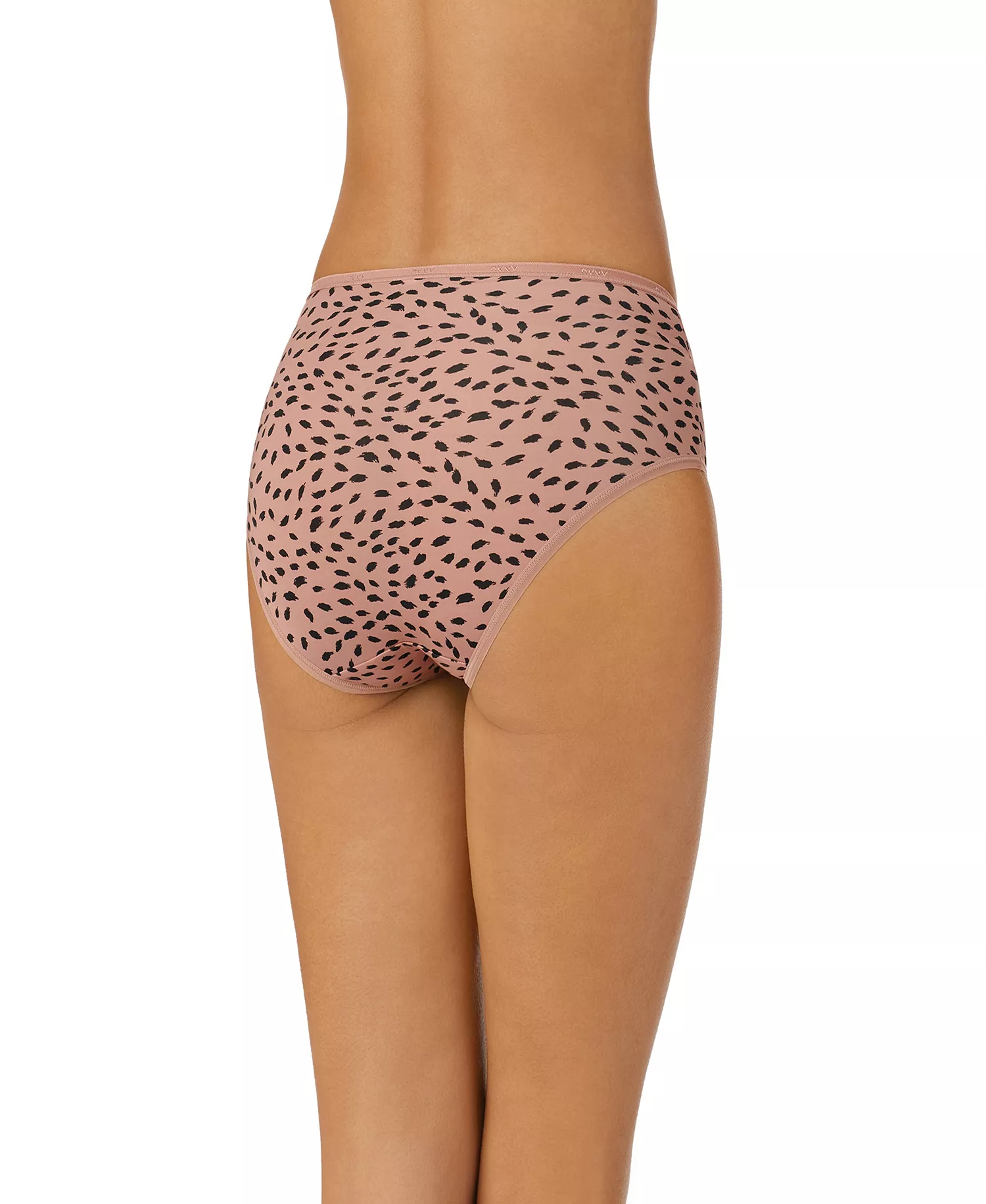 Women's Micro Brief Underwear 3 Pack DK8305P3 - BlackAnimalPrt - L