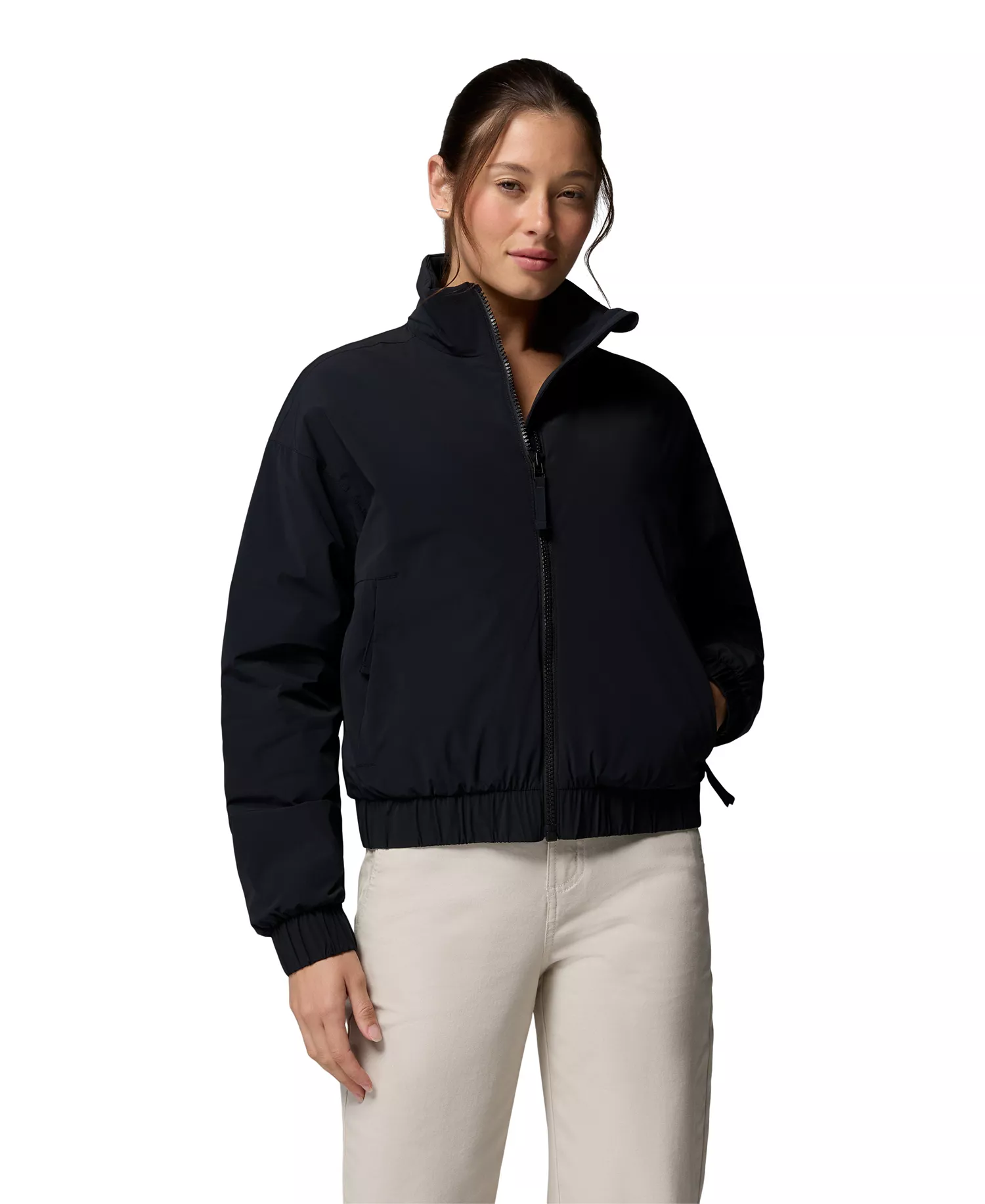 Women's Amaze Stretch Insulated Bomber Jacket - Black - L