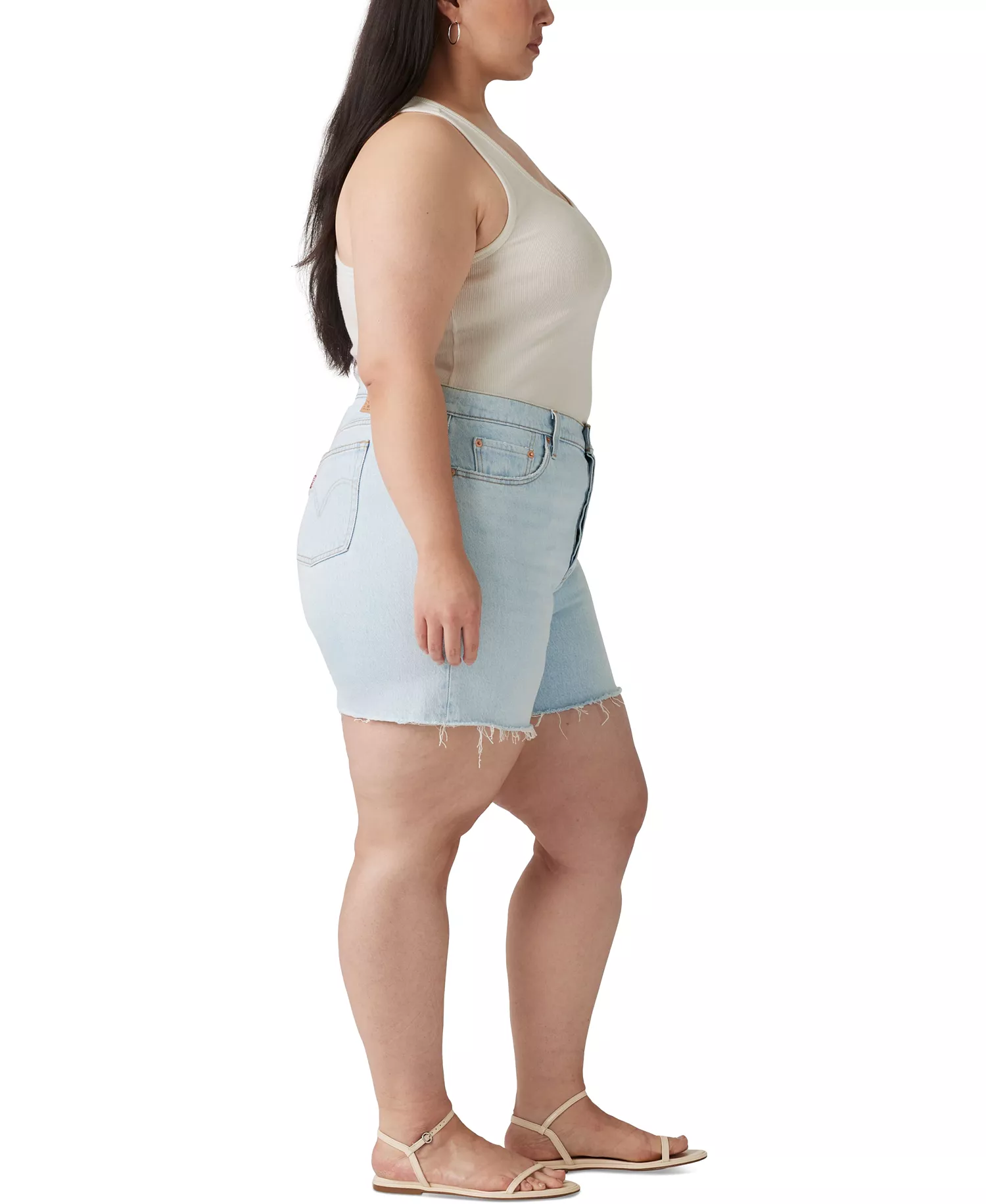 Plus Size 501® Original High-Rise Shorts  - Blank Spot - 16W