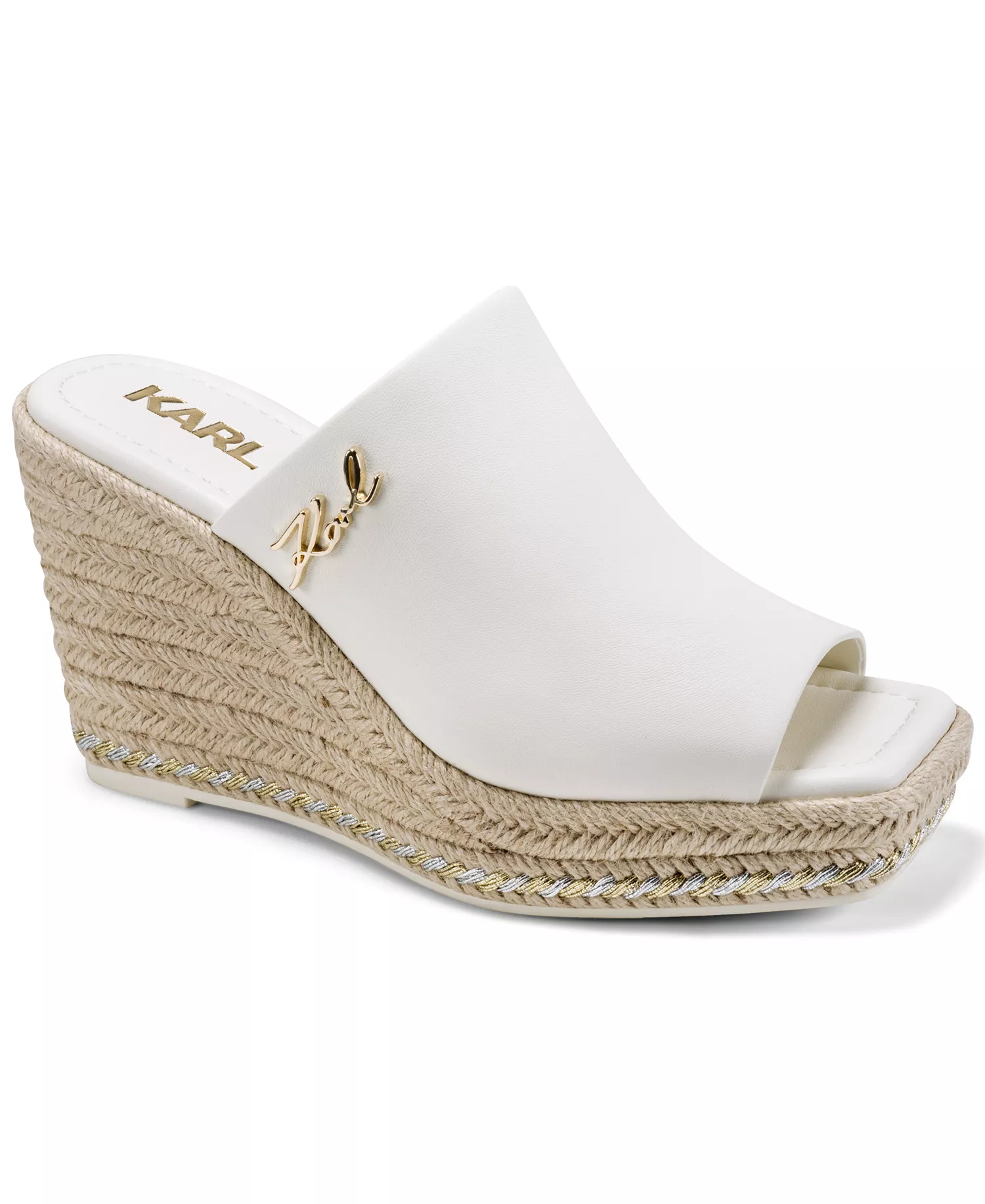 Women's Clove Slip-On Wedge Sandals - Cream - 10M