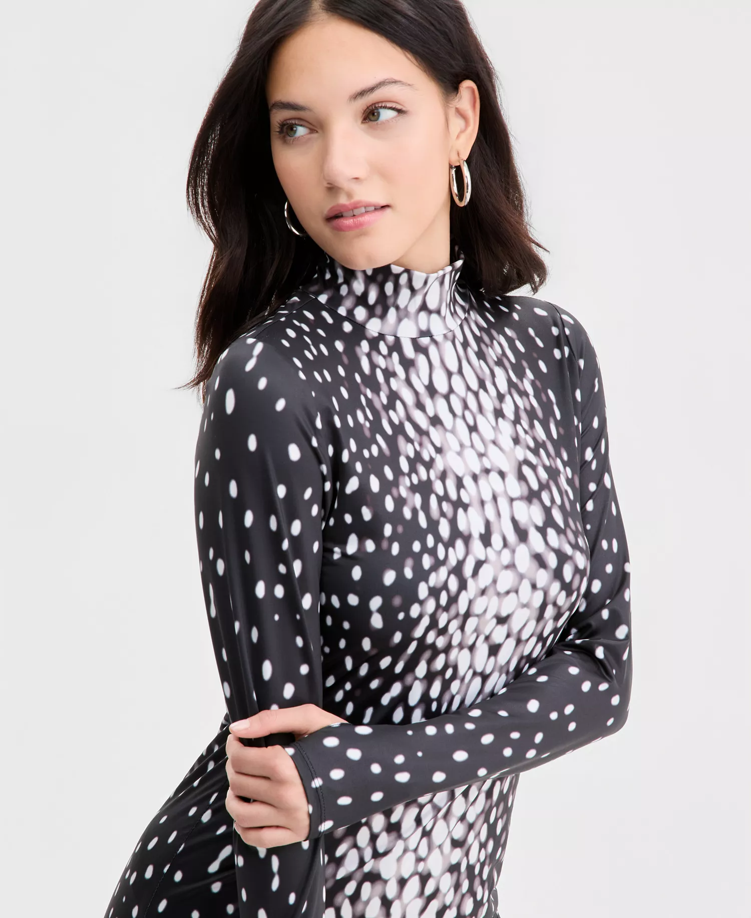 Women's Fawn-Print Maxi Dress, Macy's Exclusive - Fawn - L