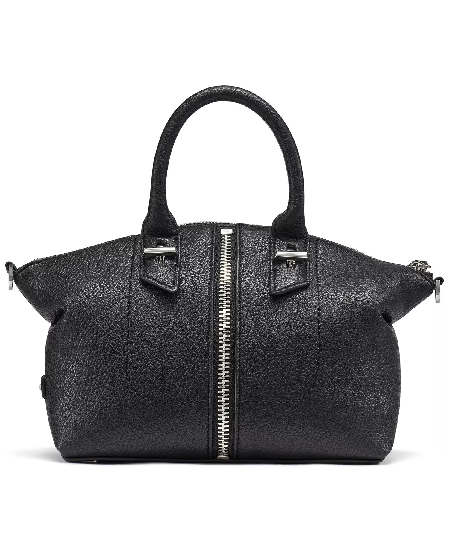 Women's Zinna Mini Satchel Bag - Black/Silver - ONE SIZE