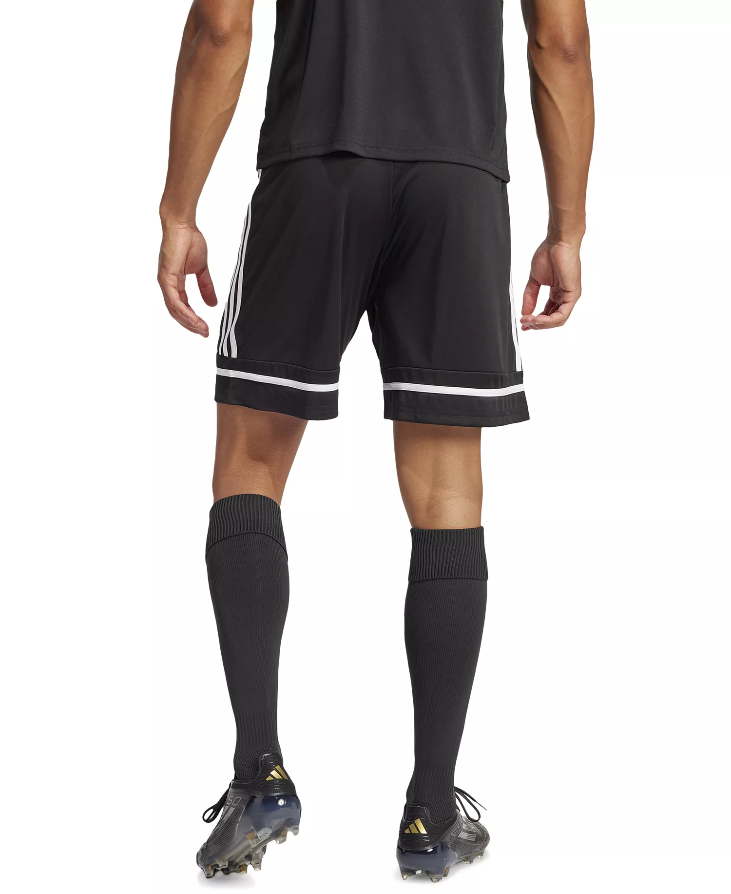 Men's Regular-Fit Squad 25 Logo Shorts - Black/blac - 2XL