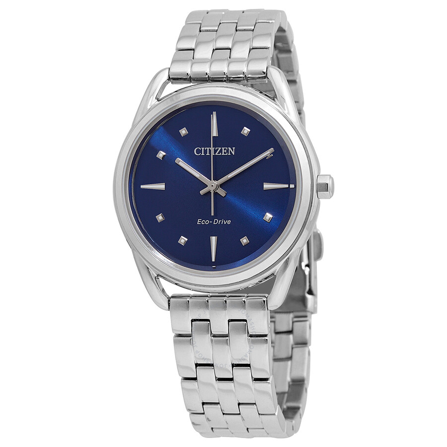 Citizen Eco-Drive Dress Classics Blue Dial Ladies Watch