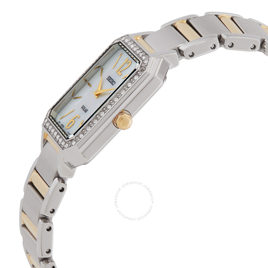 Seiko solar Mother of Pearl Dial Ladies Watch