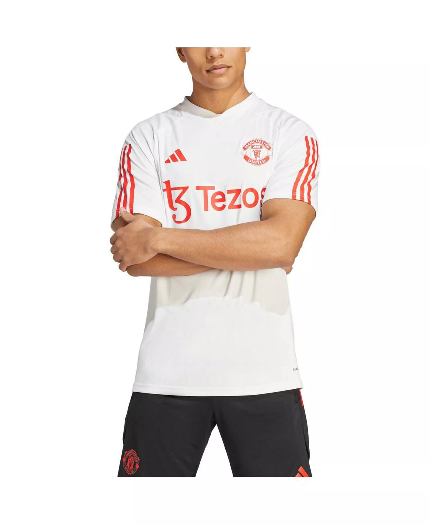 Men's White Manchester United 2023/24 AEROREADY Training Jersey - White - 2XL