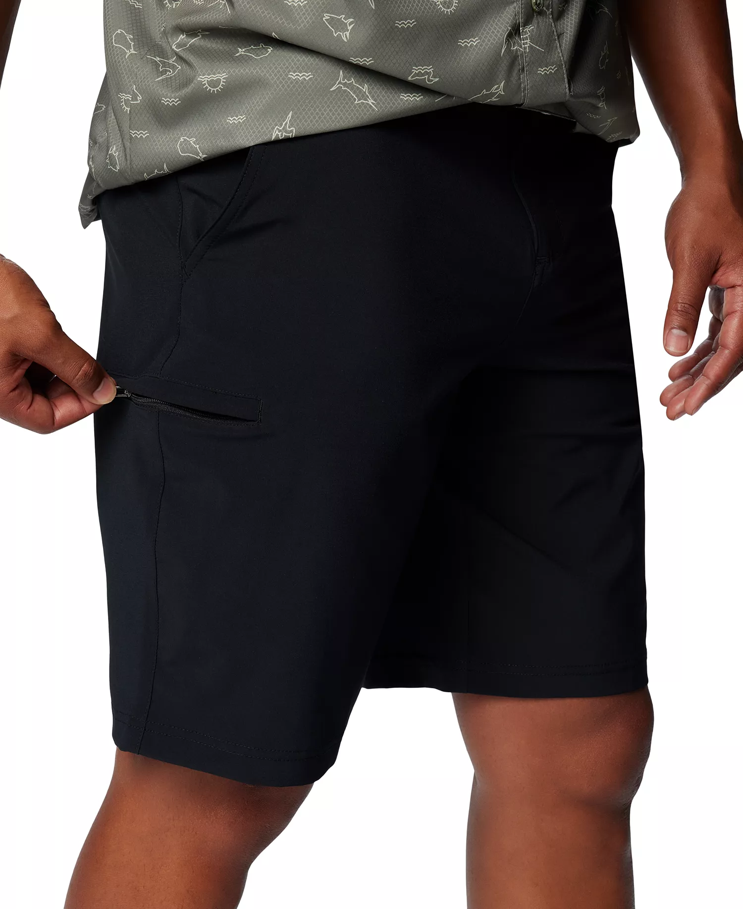 Men's PFG Grander Marlin III Offshore 10" Short - Black - 30