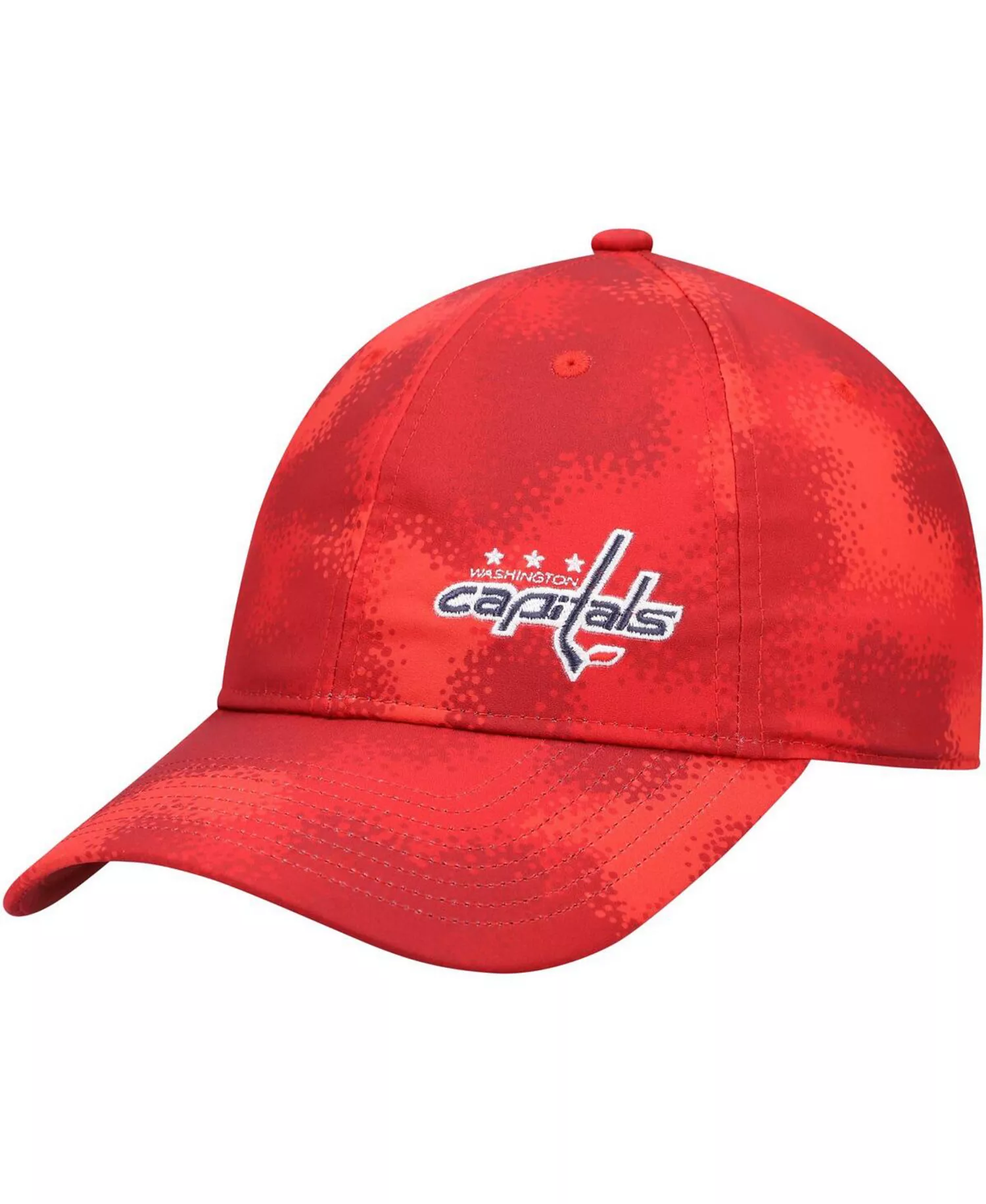 Women's Red Washington Capitals Camo Slouch Adjustable Hat - Red - One Size Fits All